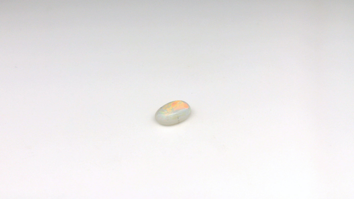 0.96ct Red Multicolour Opal Gemstone