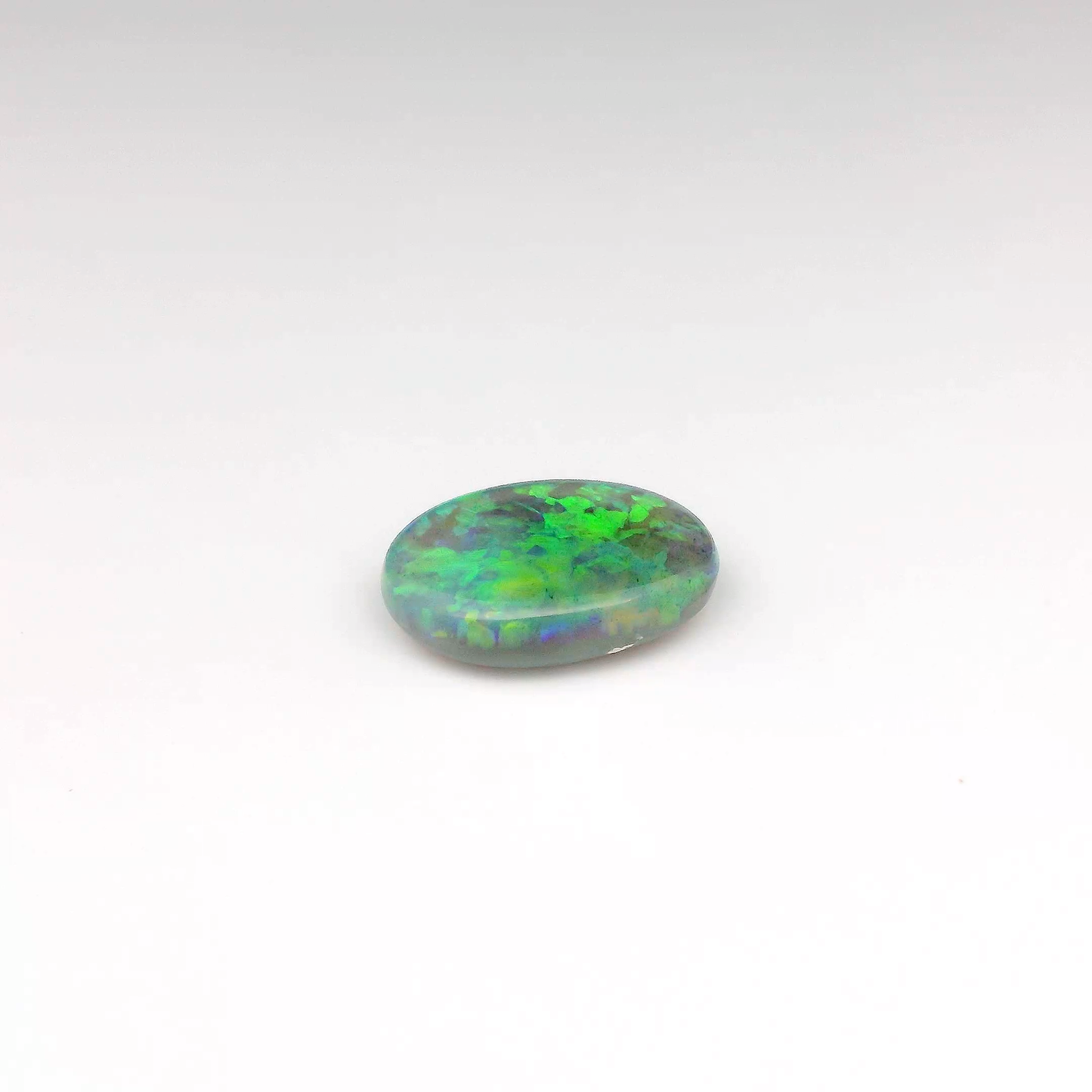3.61ct Green Mutlicolour Opal Gemstone
