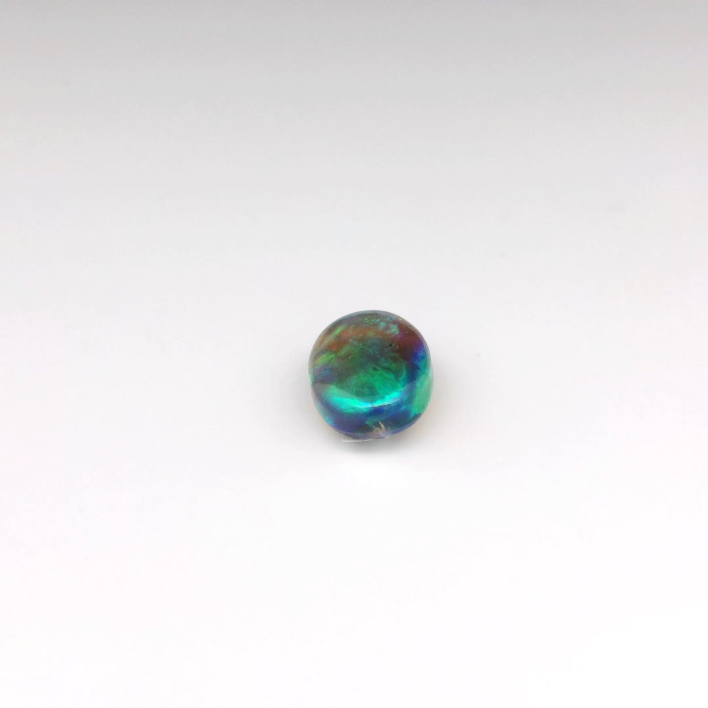 2.52ct Green, Blue Opal Ring