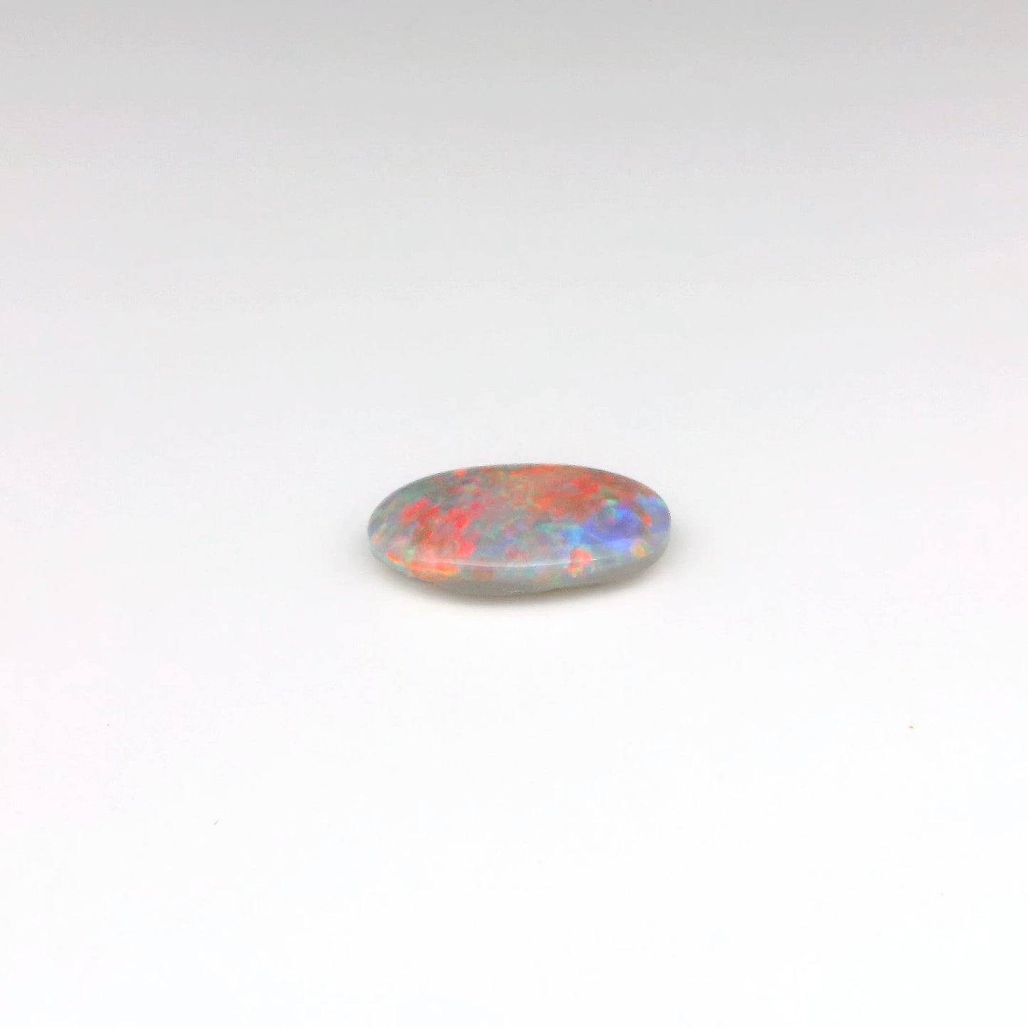 1.64ct Red Multicolour Opal Ring