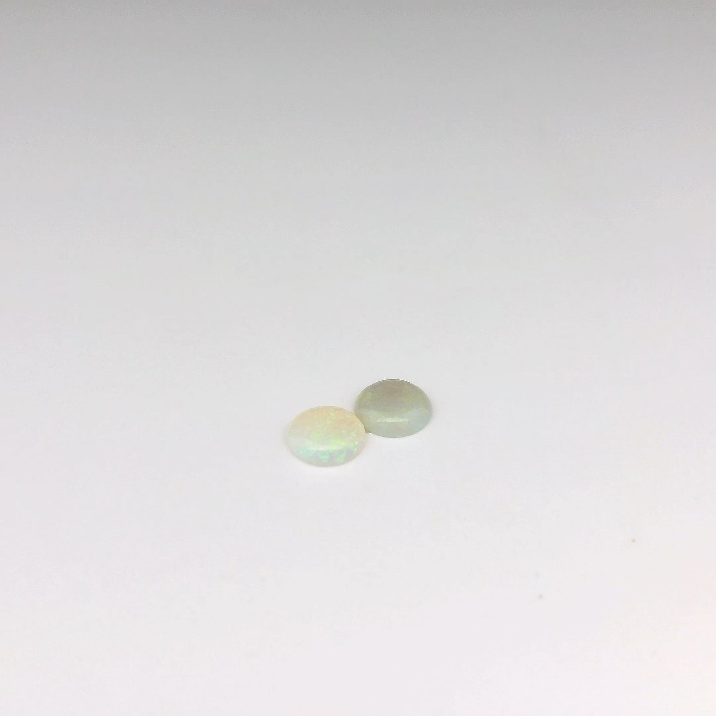 Green Opal Gemstone Pair, 5mm