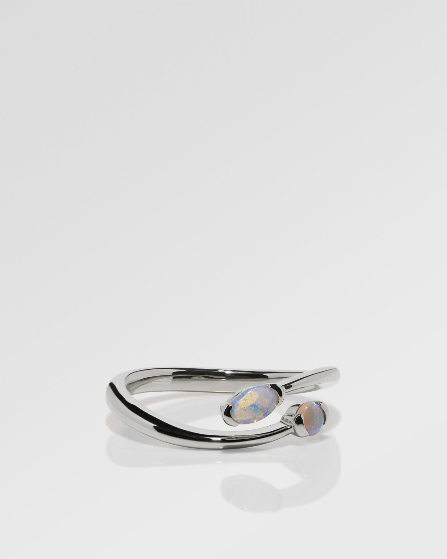 Bague croisée Cheal Opal Classic Collection, ovale et ronde