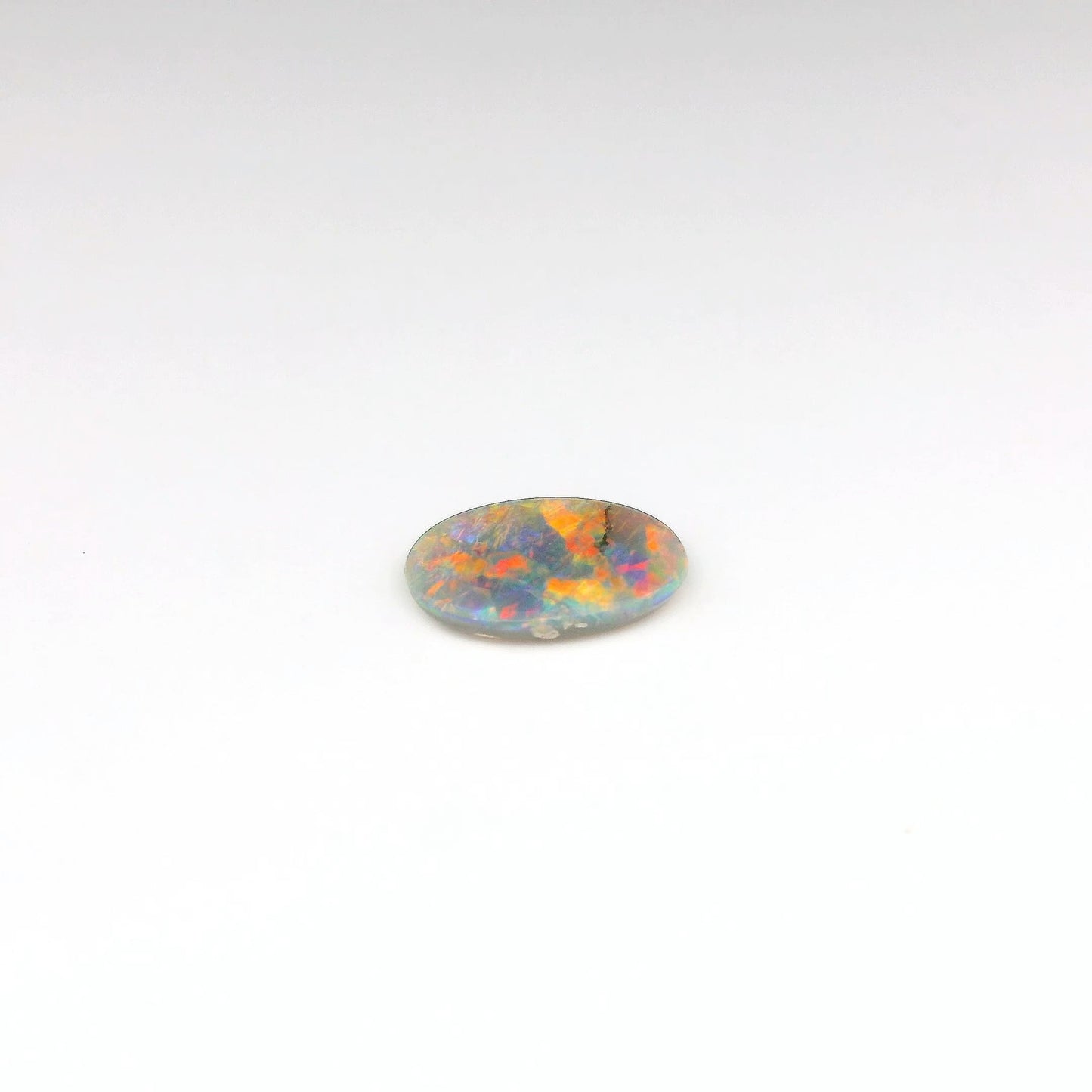 1.11ct Red-Multicolour Opal Gemstone