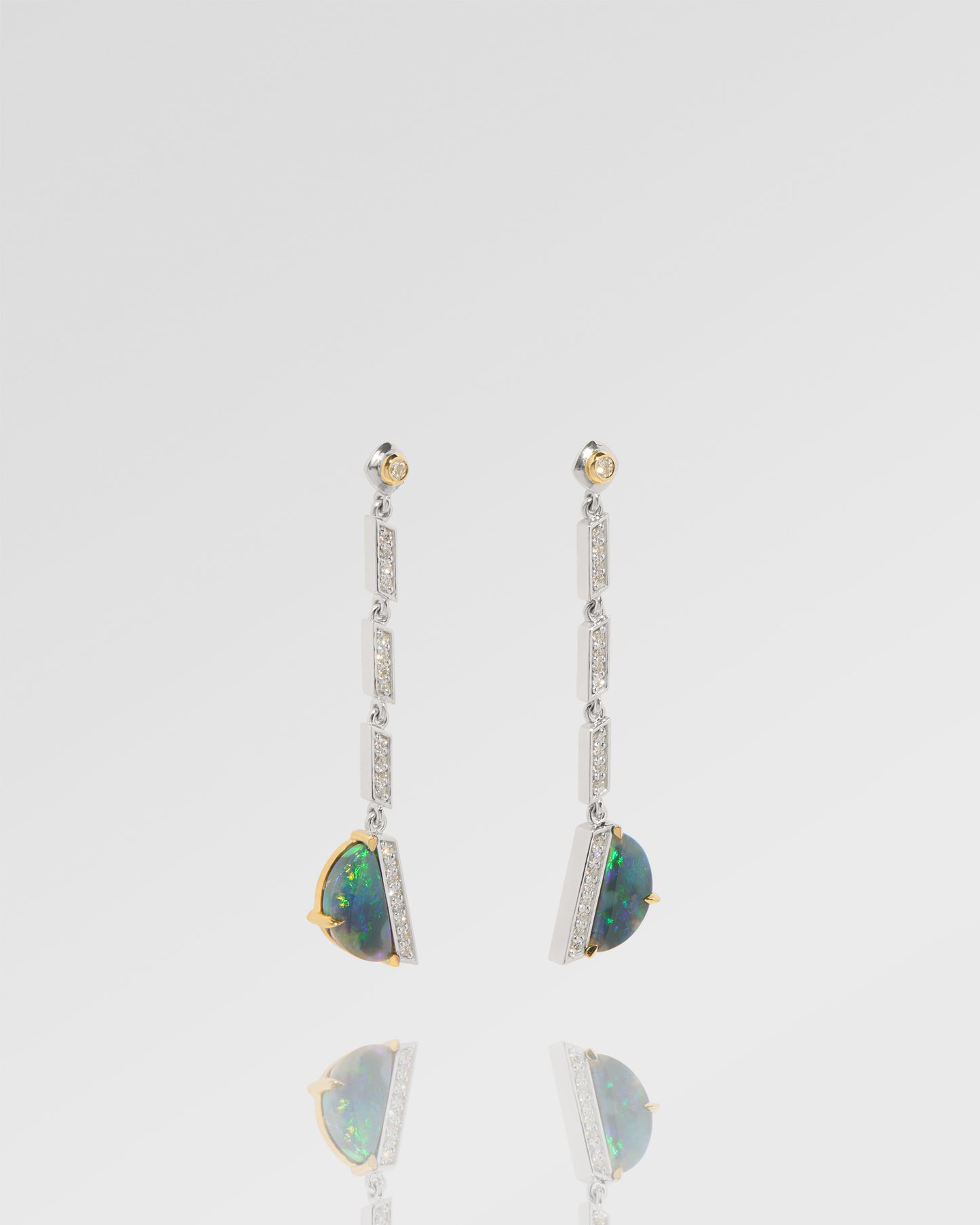 Hidden Valleys Earrings, 2.32ct