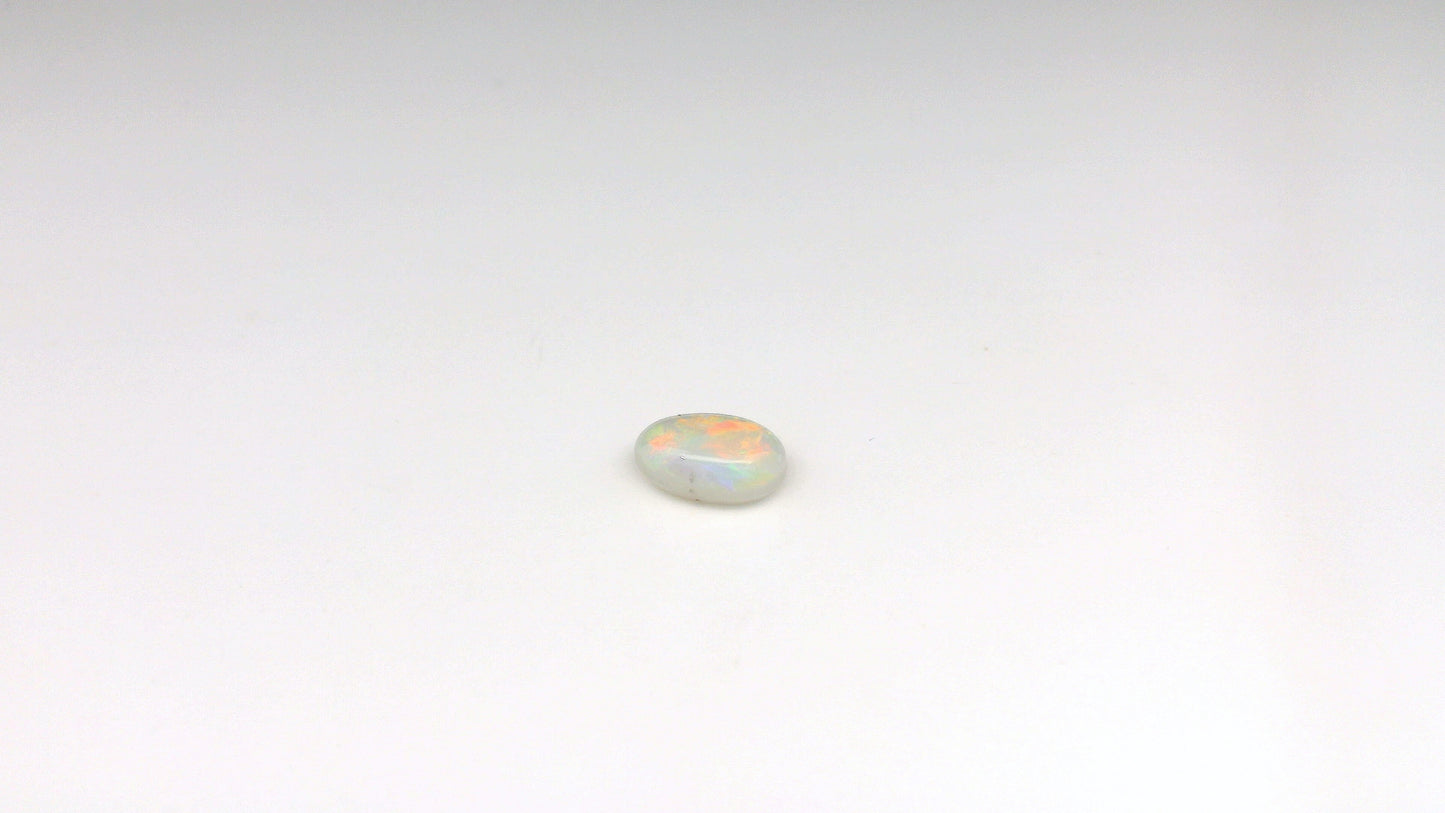 0.96ct Red Multicolour Opal Gemstone