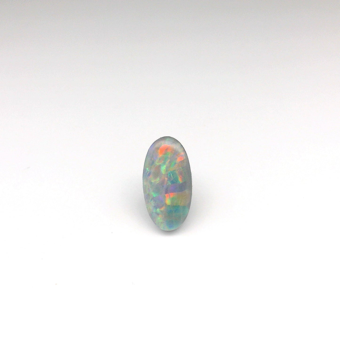 2.18ct Red Multicolour Opal Gemstone
