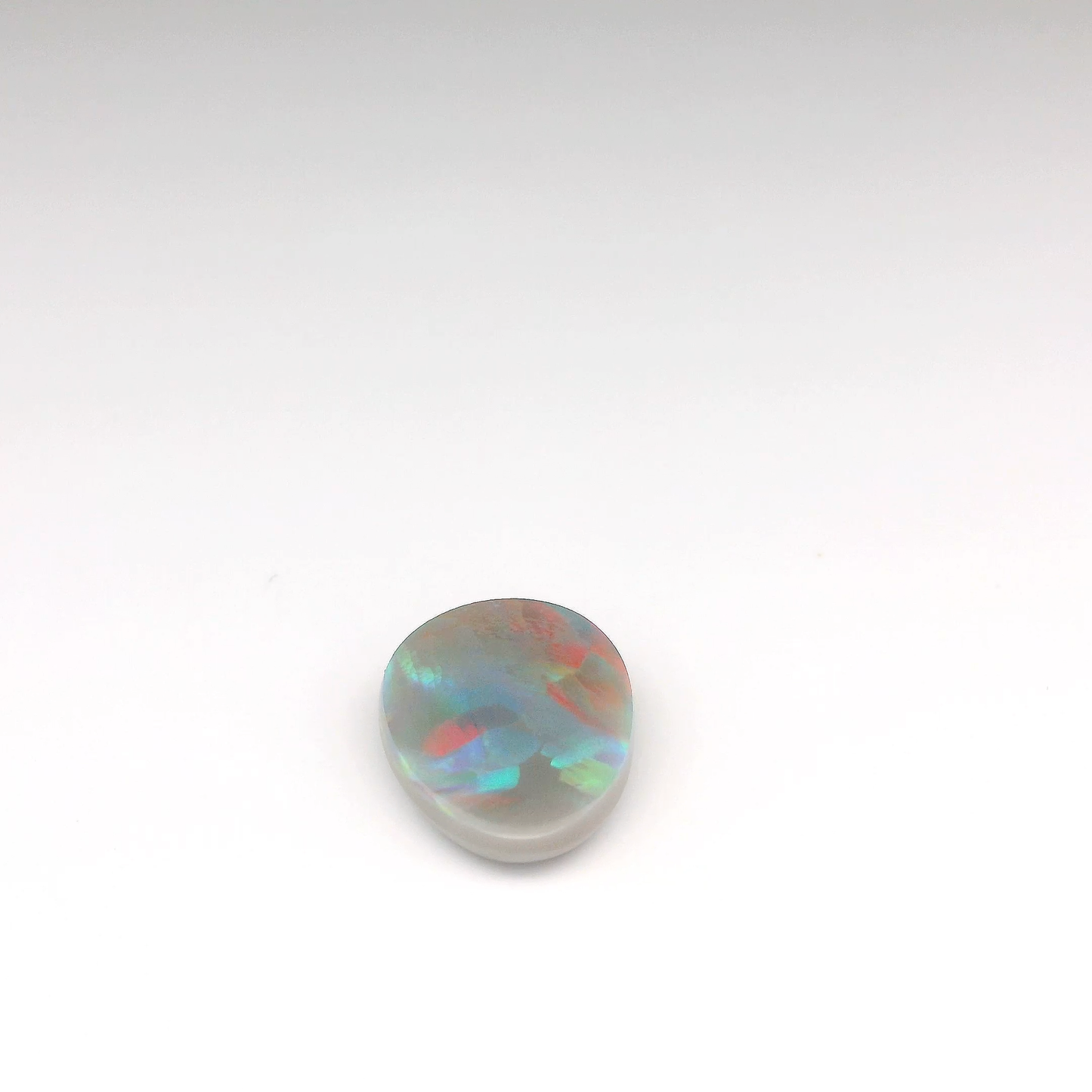 3.80ct Green Mutlicolour Opal Gemstone