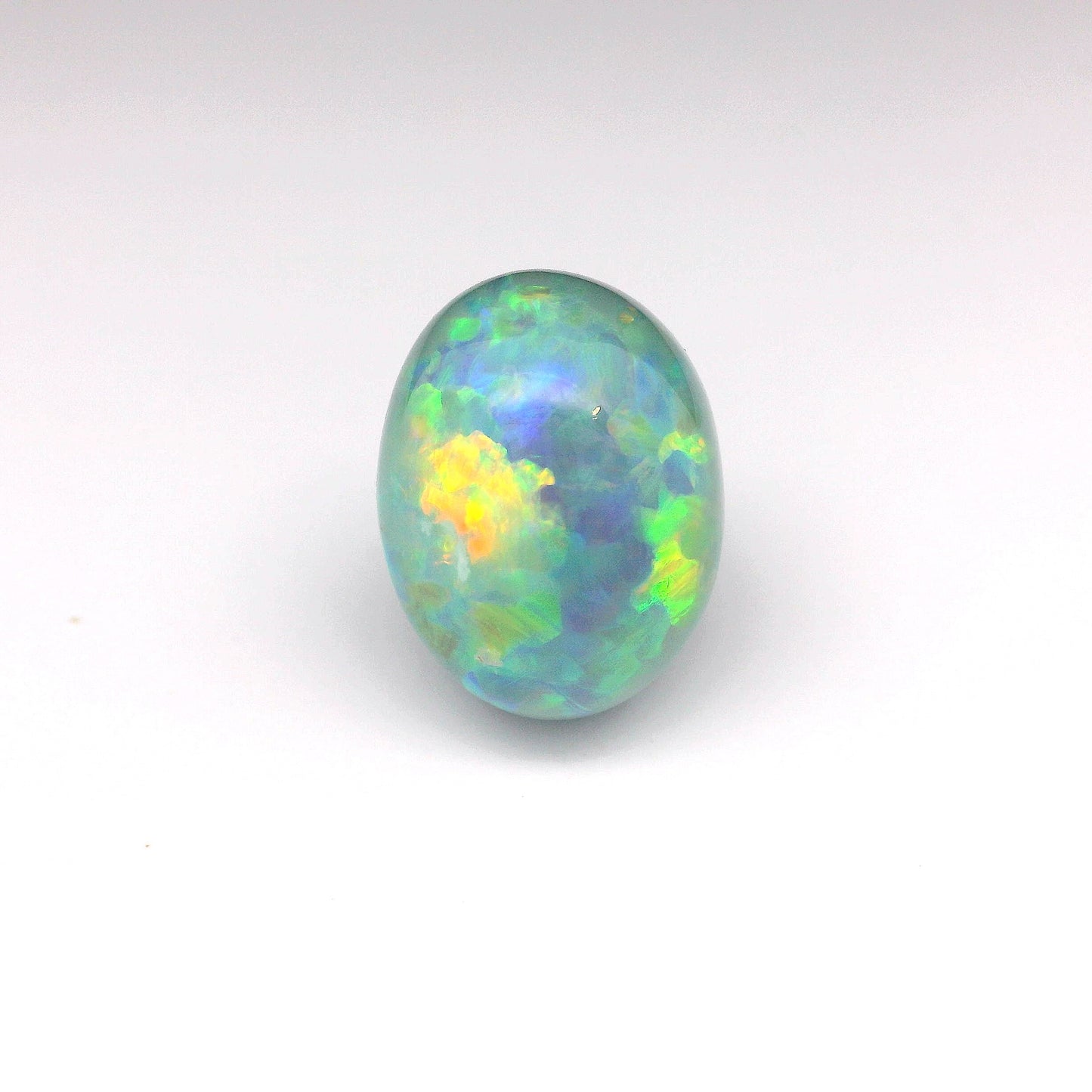 17.15 Orange Multicolour Opal Gemstone