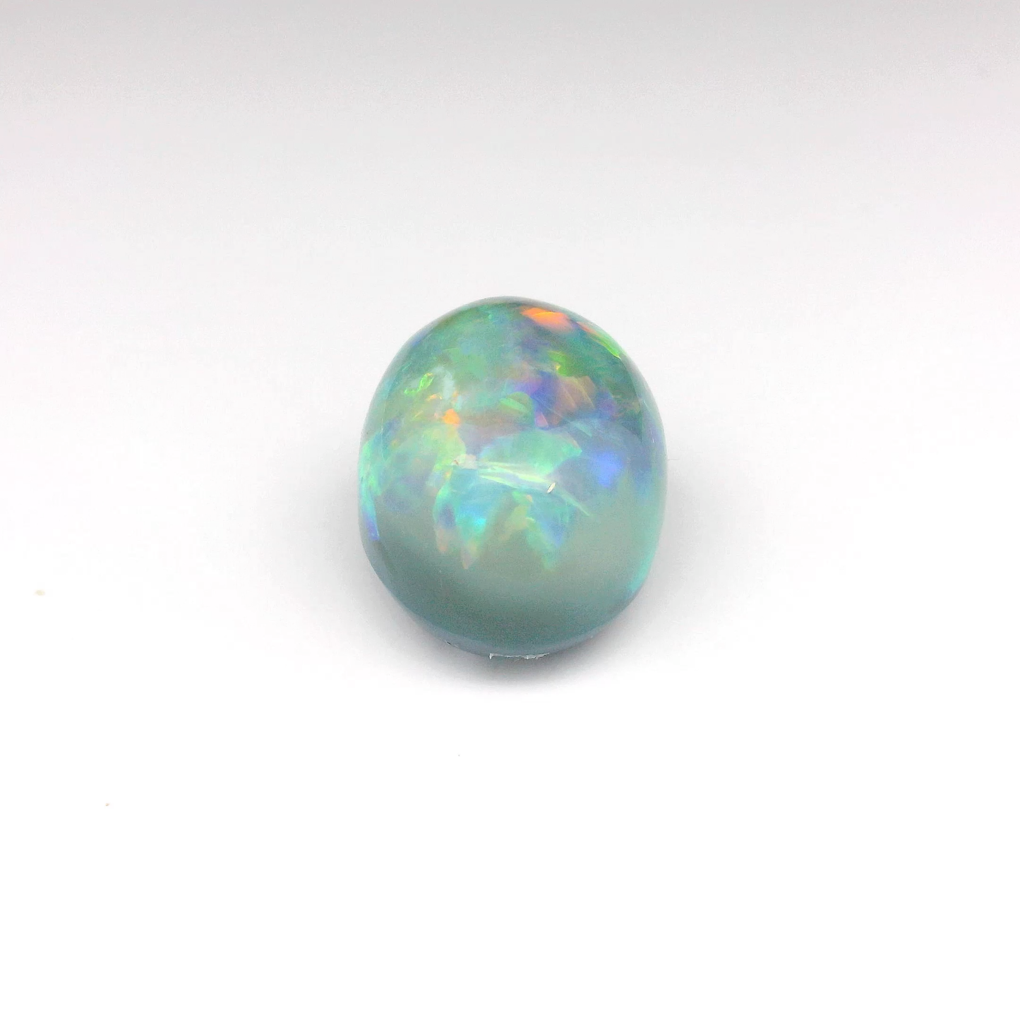 17.15 Orange Multicolour Opal Gemstone