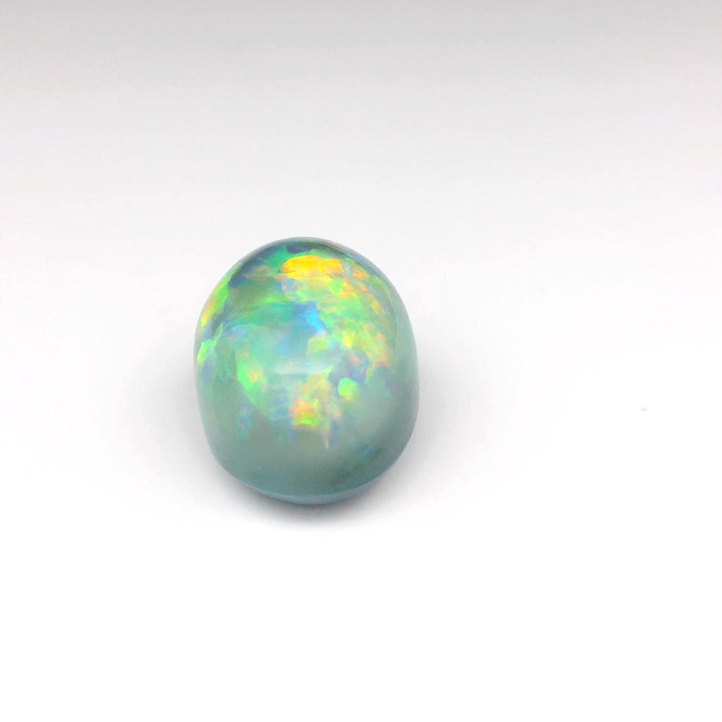 17.15 Orange Multicolour Opal Gemstone