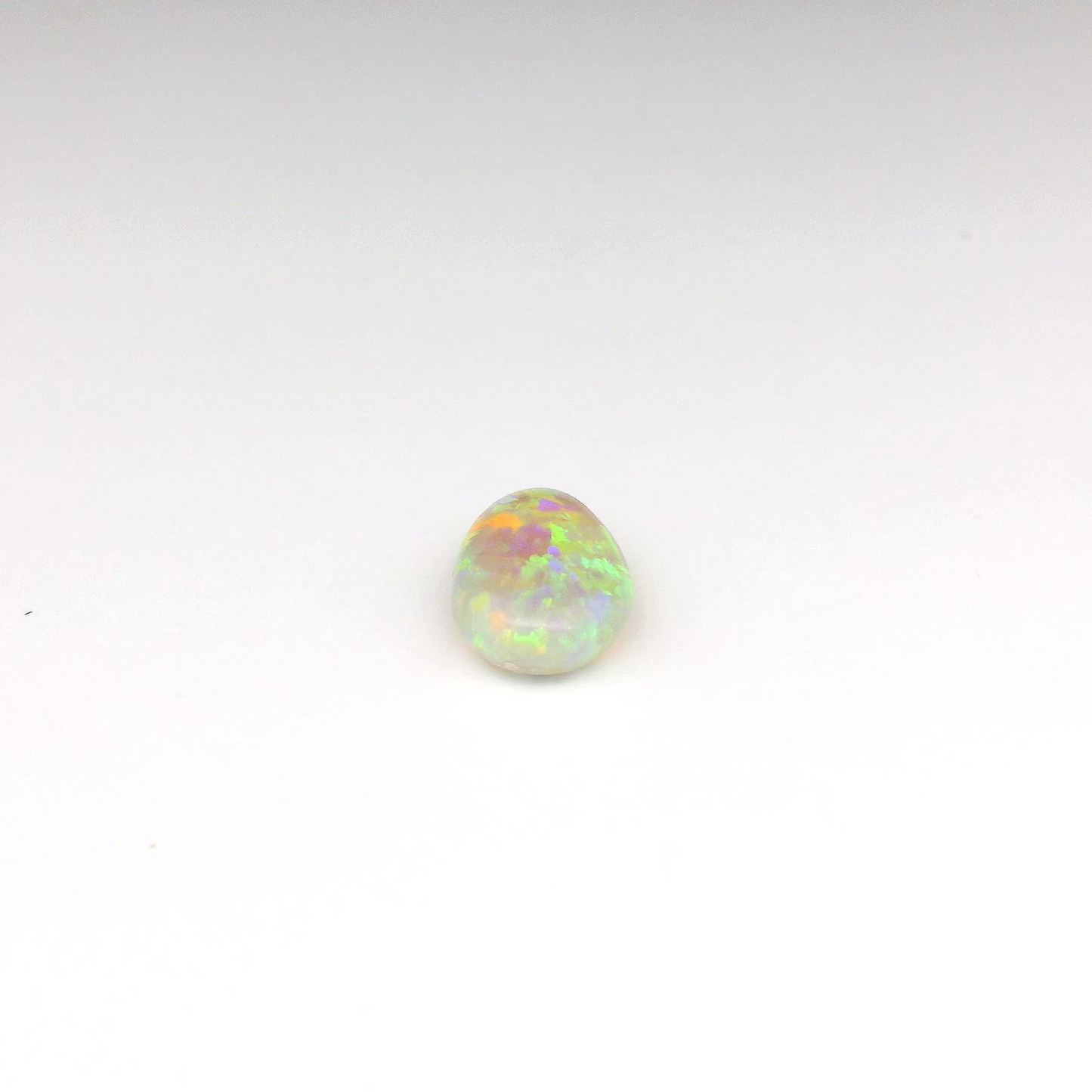 Bespoke 1.86ct Green, Orange Opal Ring