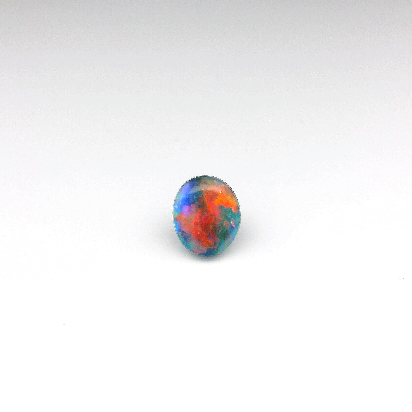 1.78ct Red Multicolour Opal Gemstone