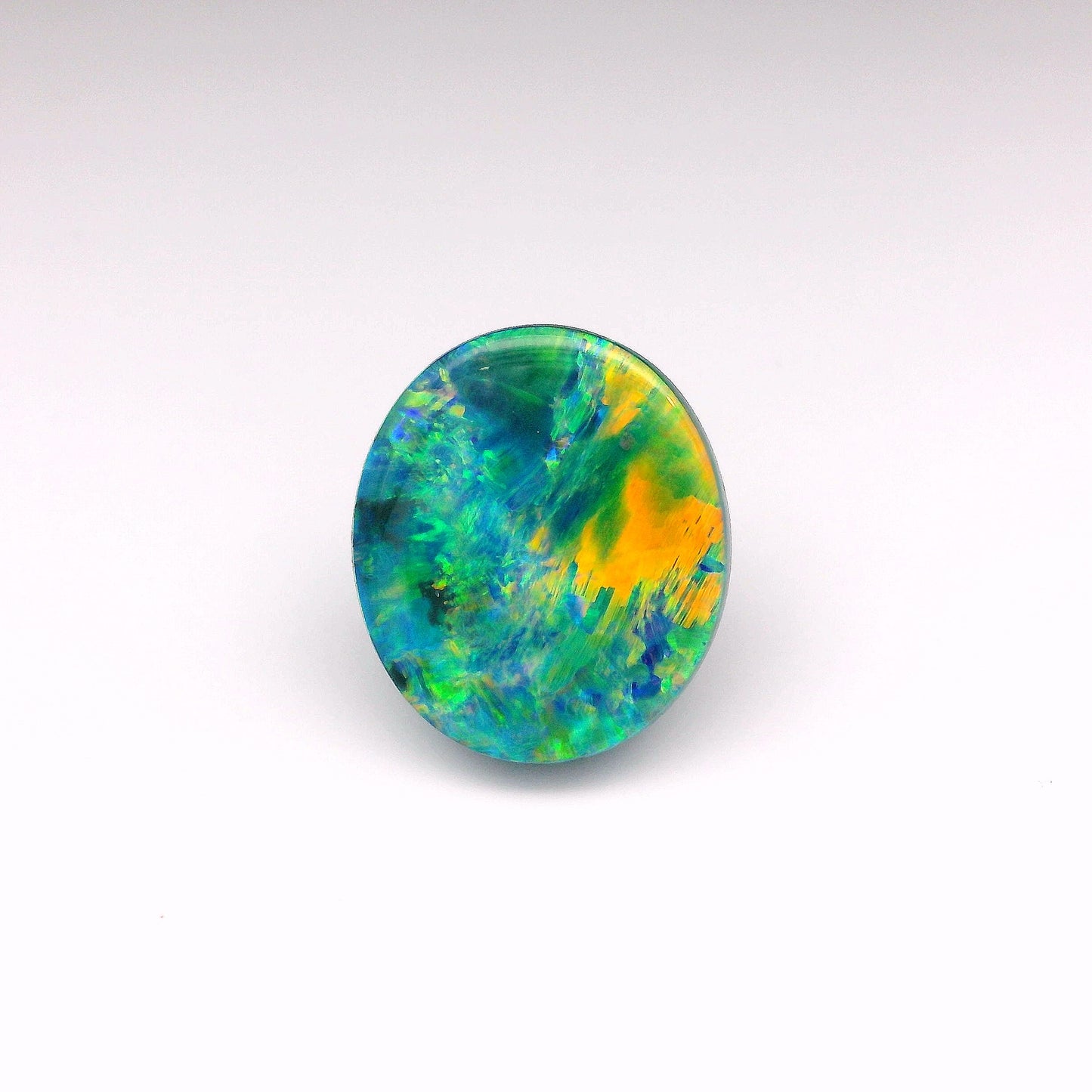 14.00ct Orange Mutlicolour Opal Gemstone