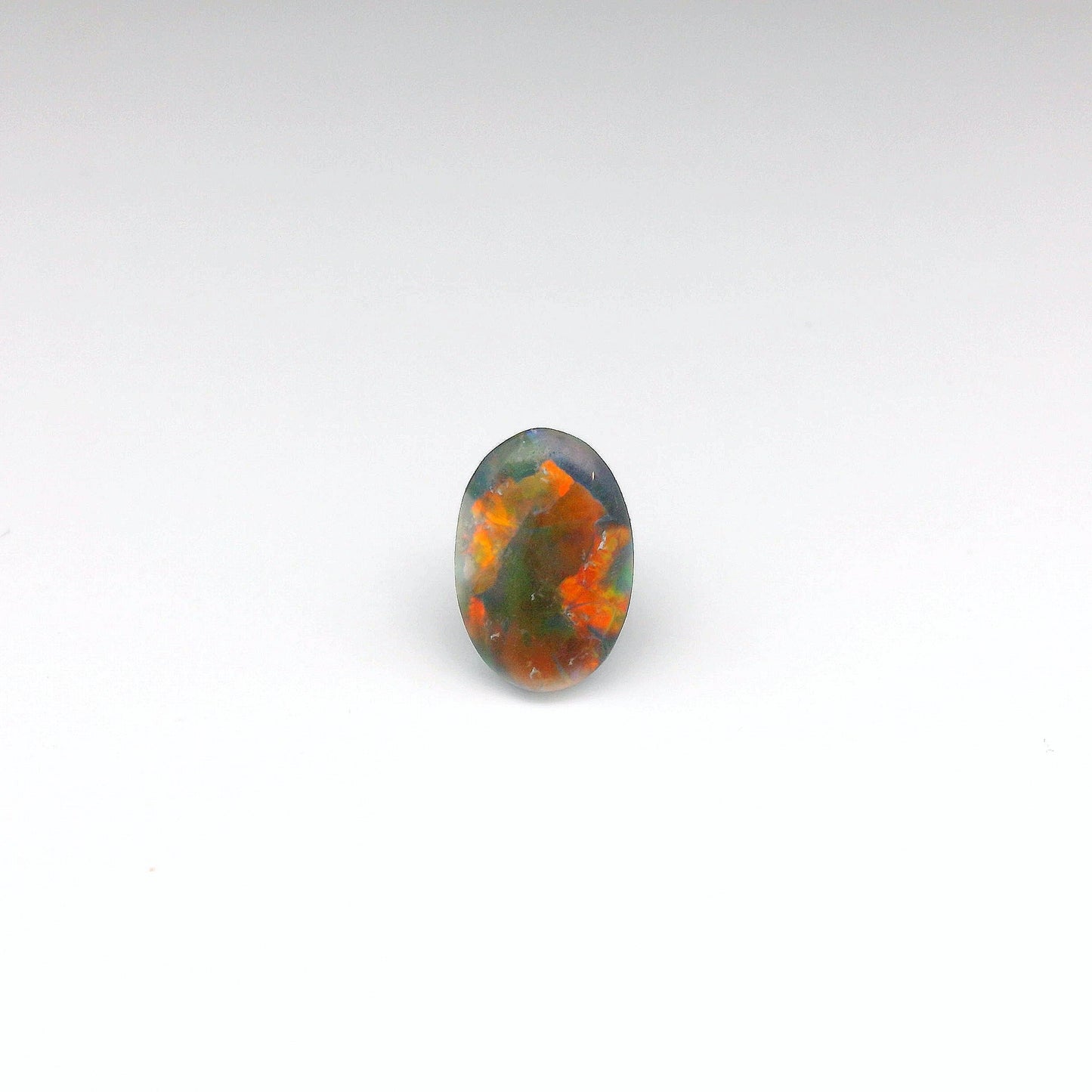 1.69ct Red Multicolour Opal Gemstone