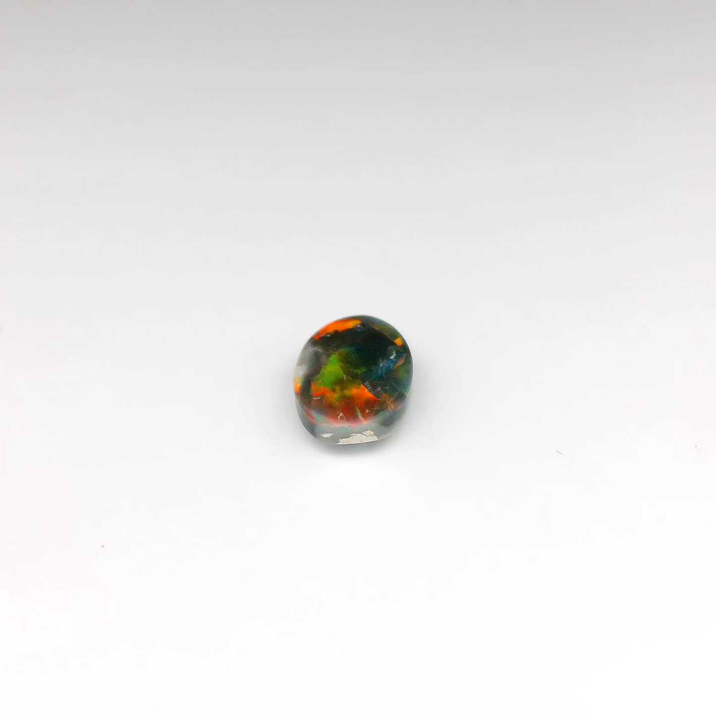 1.69ct Red Multicolour Opal Gemstone