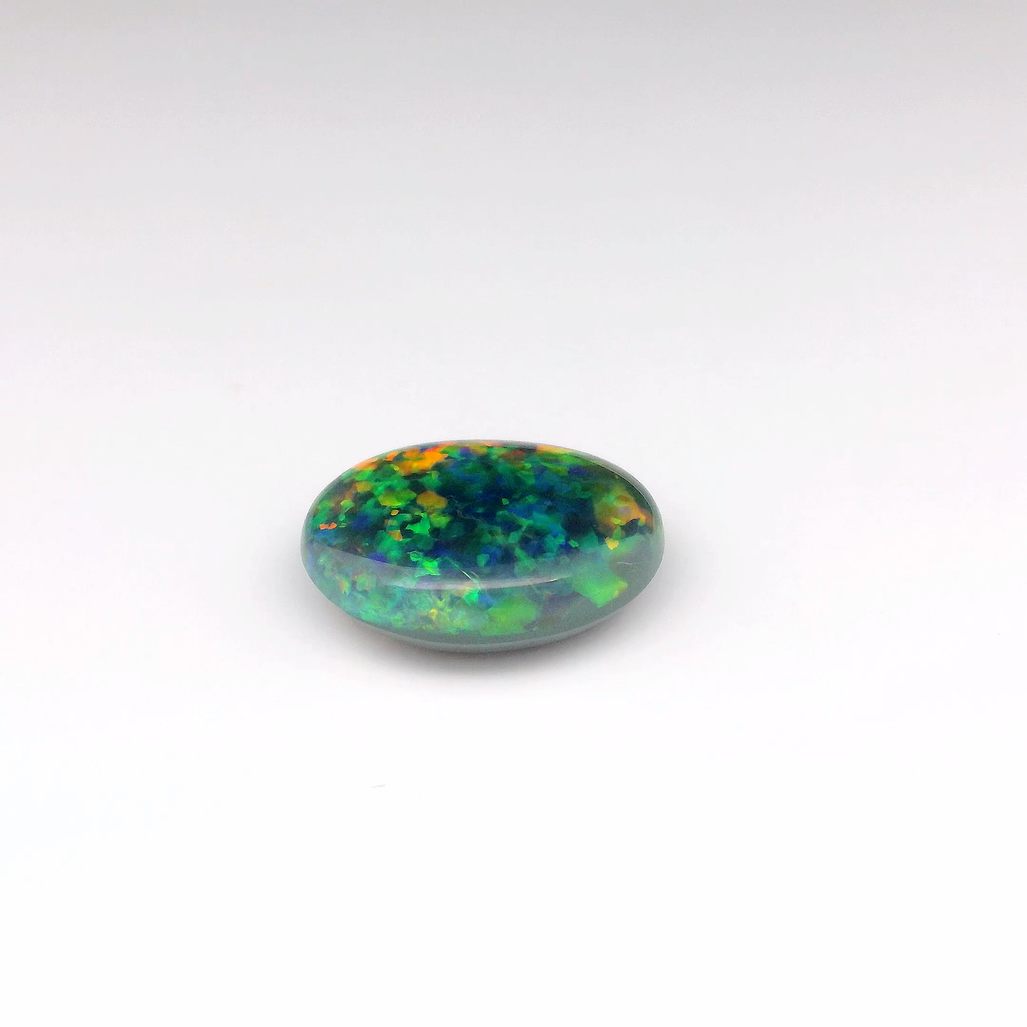 6.40ct Green, Red Opal Gemstone
