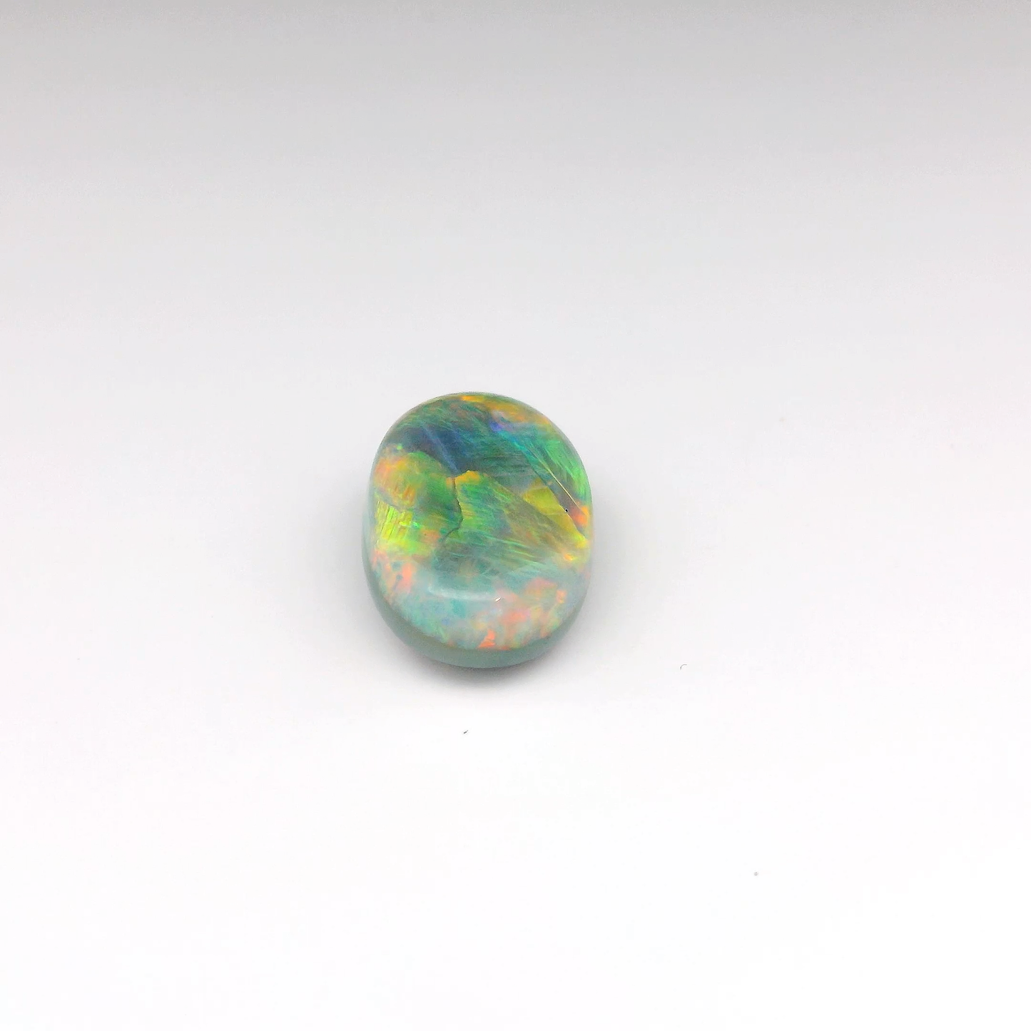 6.83ct Red Multicolour Opal Gemstone