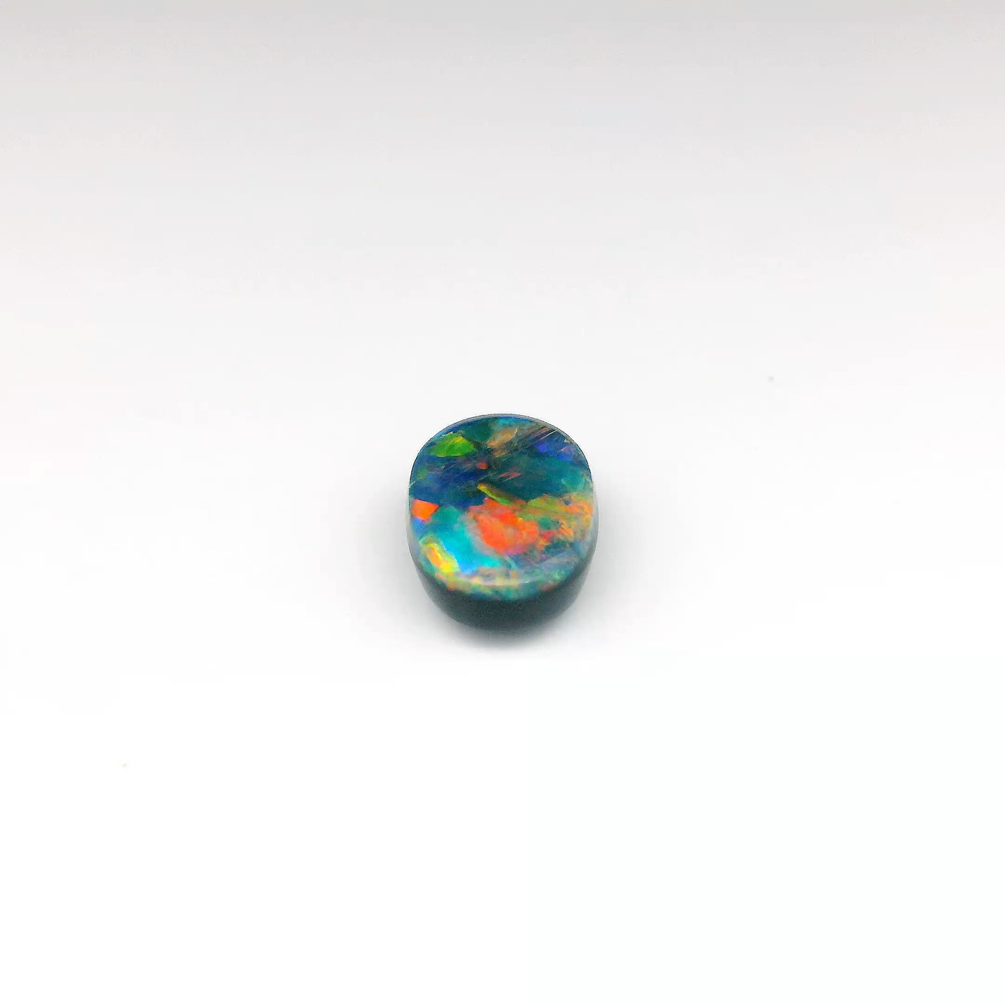 3.29ct Red Multicolour Opal Gemstone