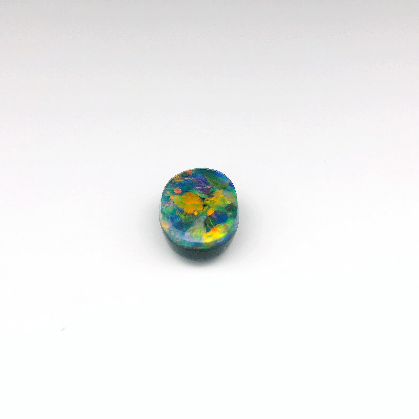 3.29ct Red Multicolour Opal Gemstone