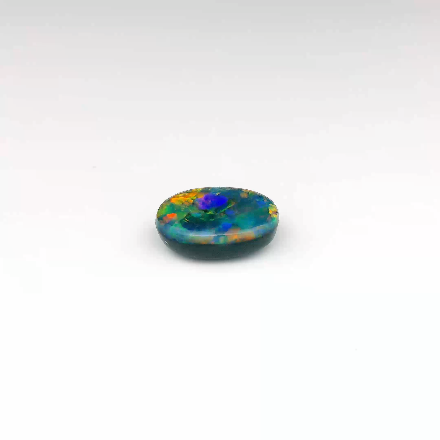 3.29ct Red Multicolour Opal Gemstone