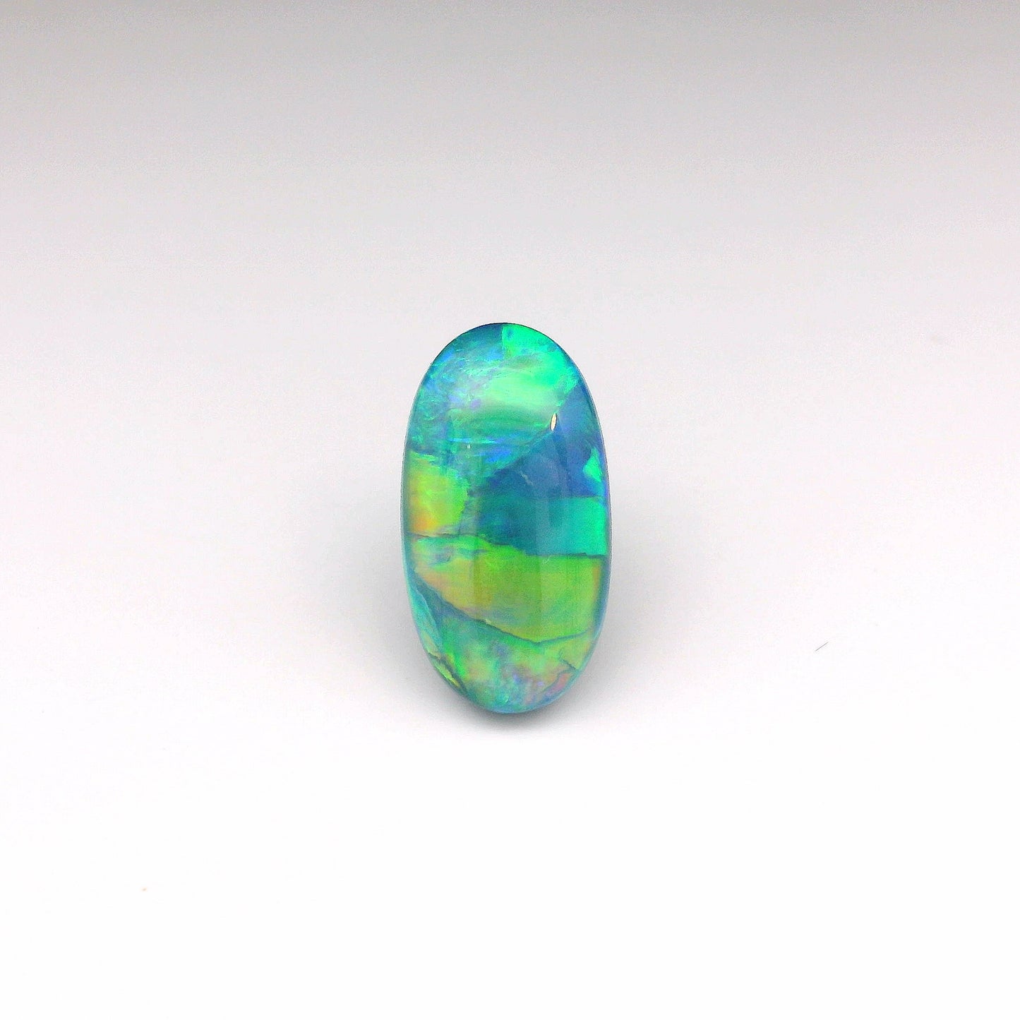 7.58ct Orange, Green Opal Gemstone