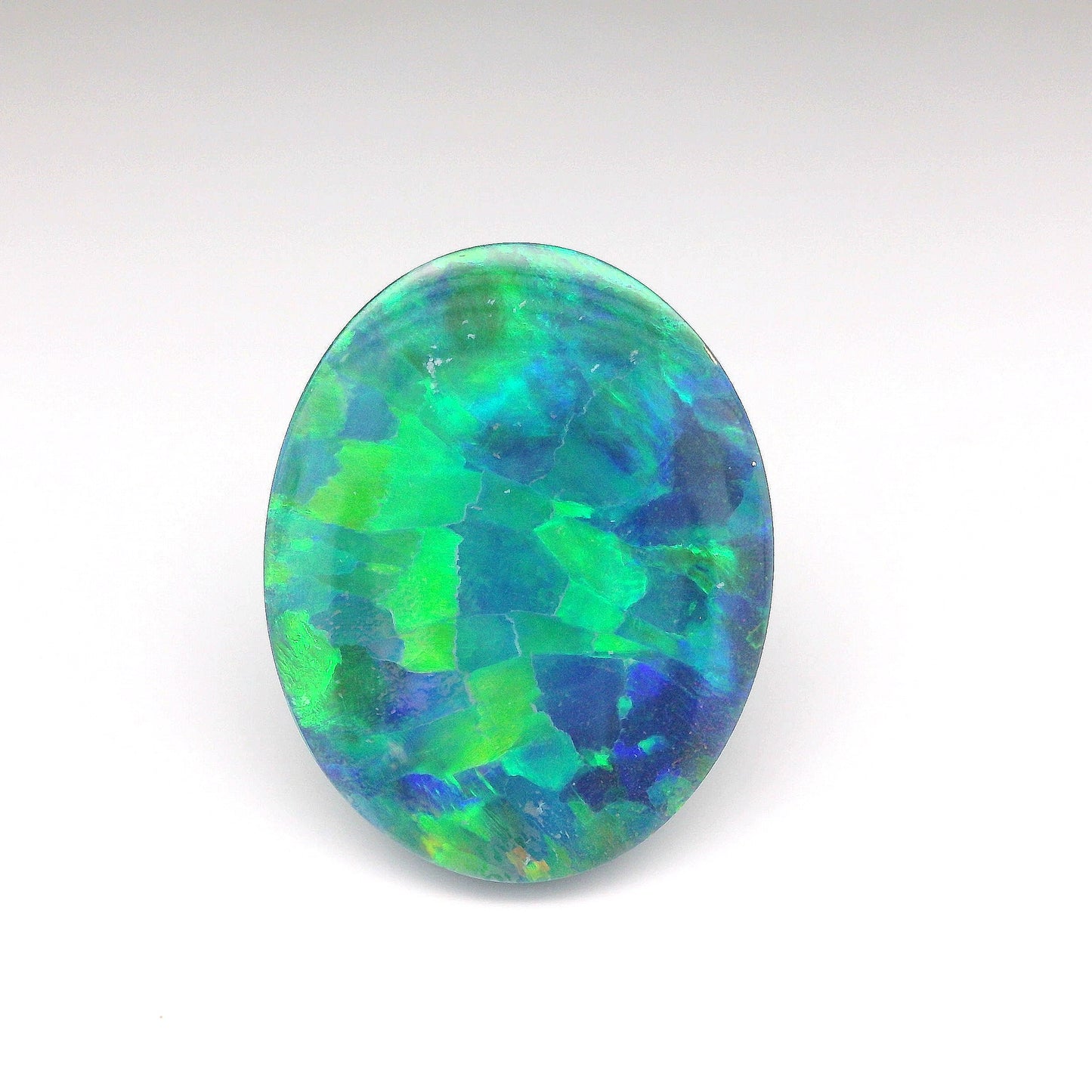 25.17ct Green, Blue Opal Gemstone