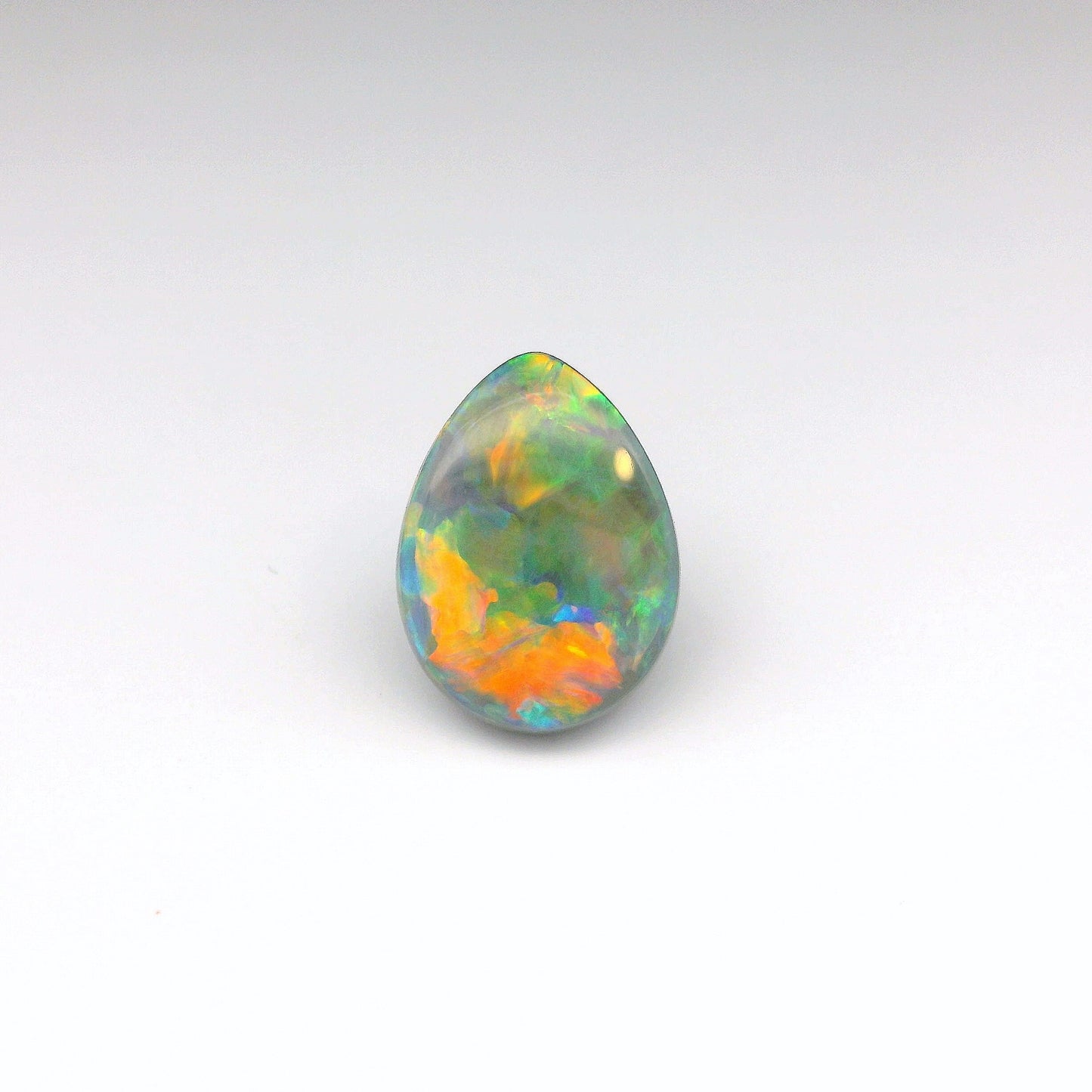 6.09ct Red Multicolour Opal Gemstone