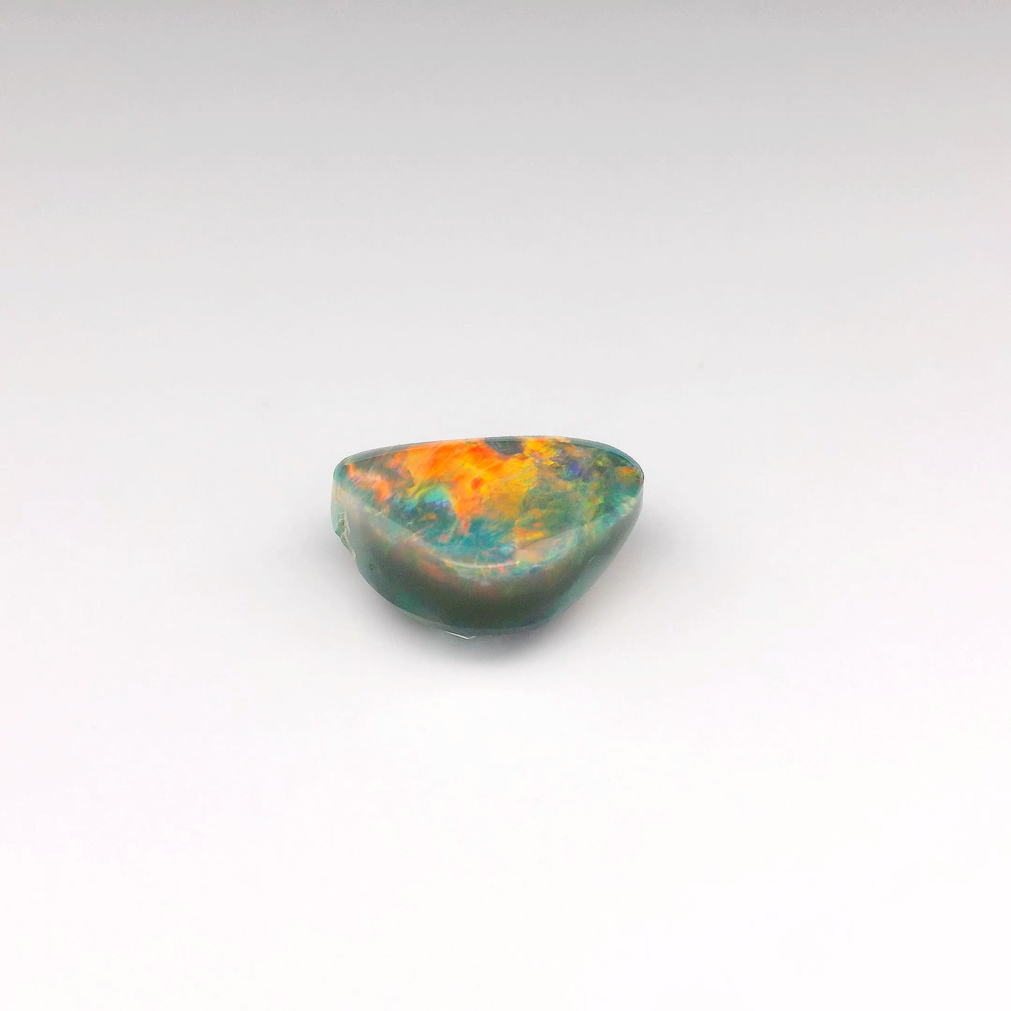 5.80ct Red Multicolour Opal Gemstone