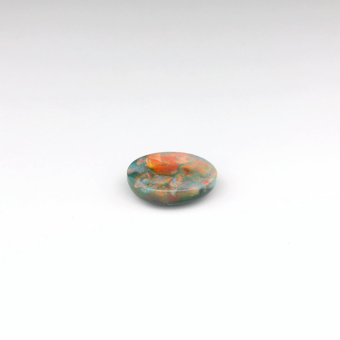 3.34ct Red Multicolour Opal Gemstone