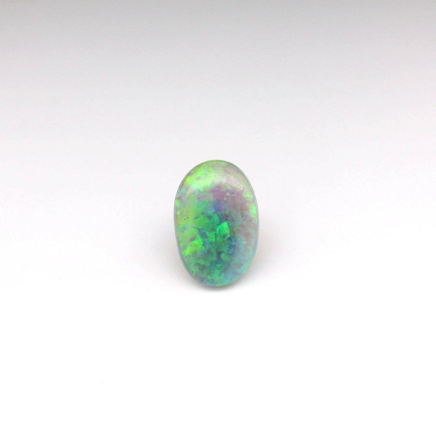 3.61ct Green Mutlicolour Opal Gemstone