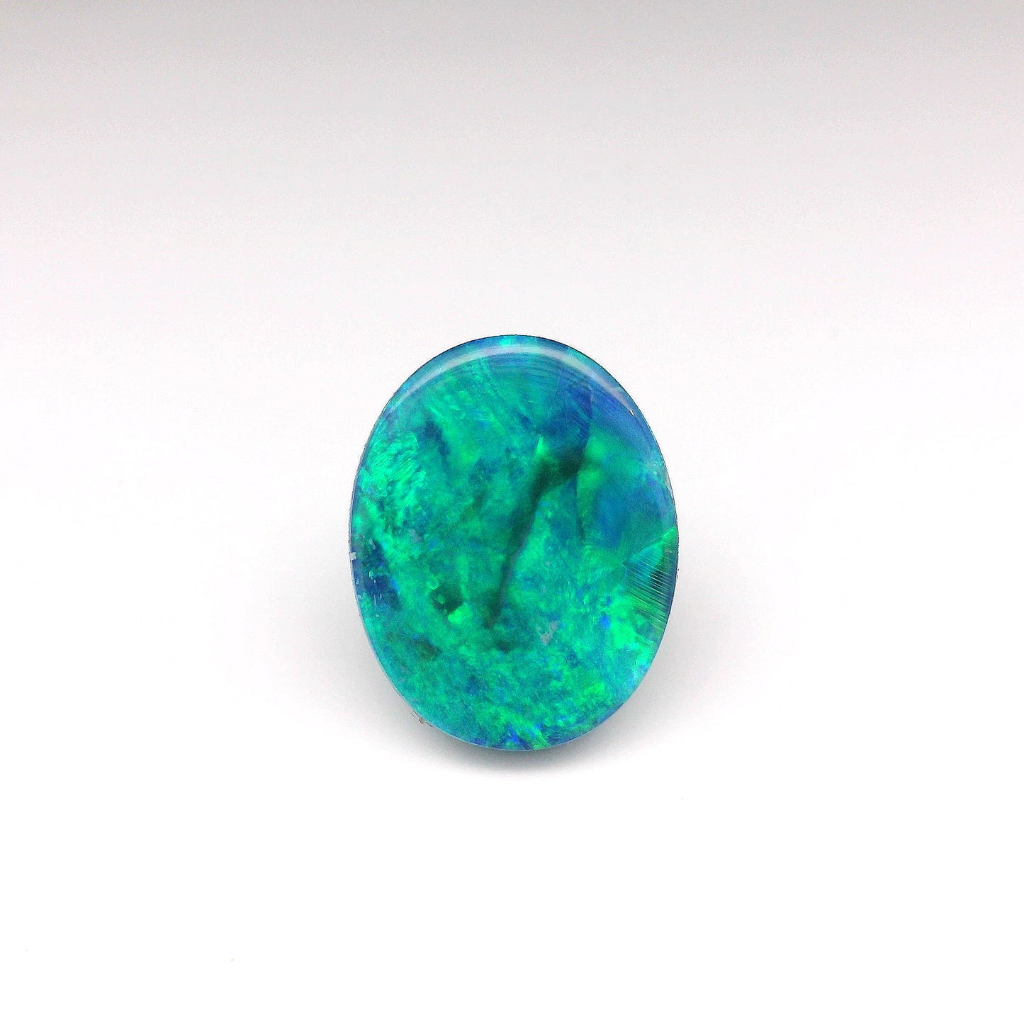 11.11ct Green, Blue Opal Gemstone