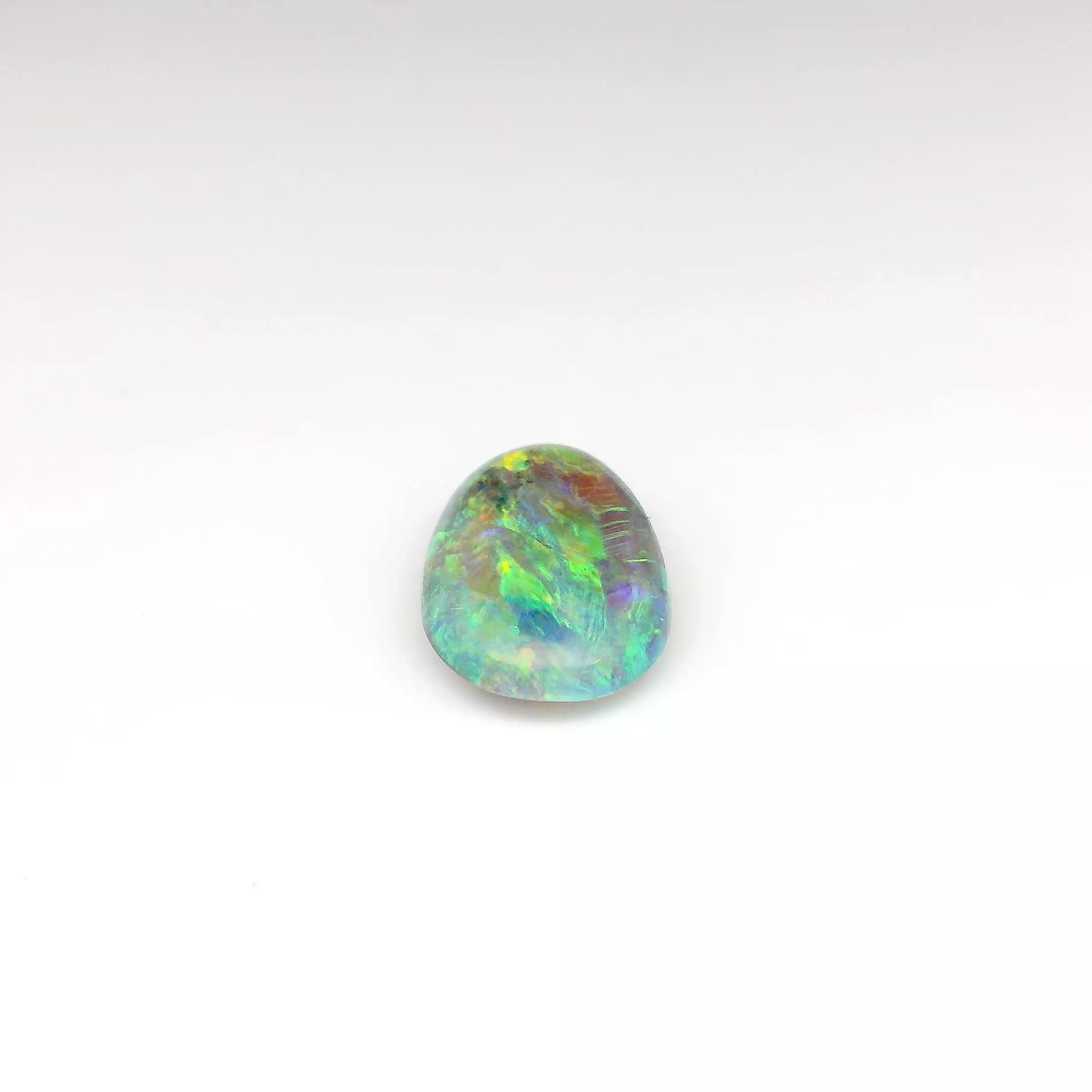 3.97ct Orange Multicolour Opal Gemstone