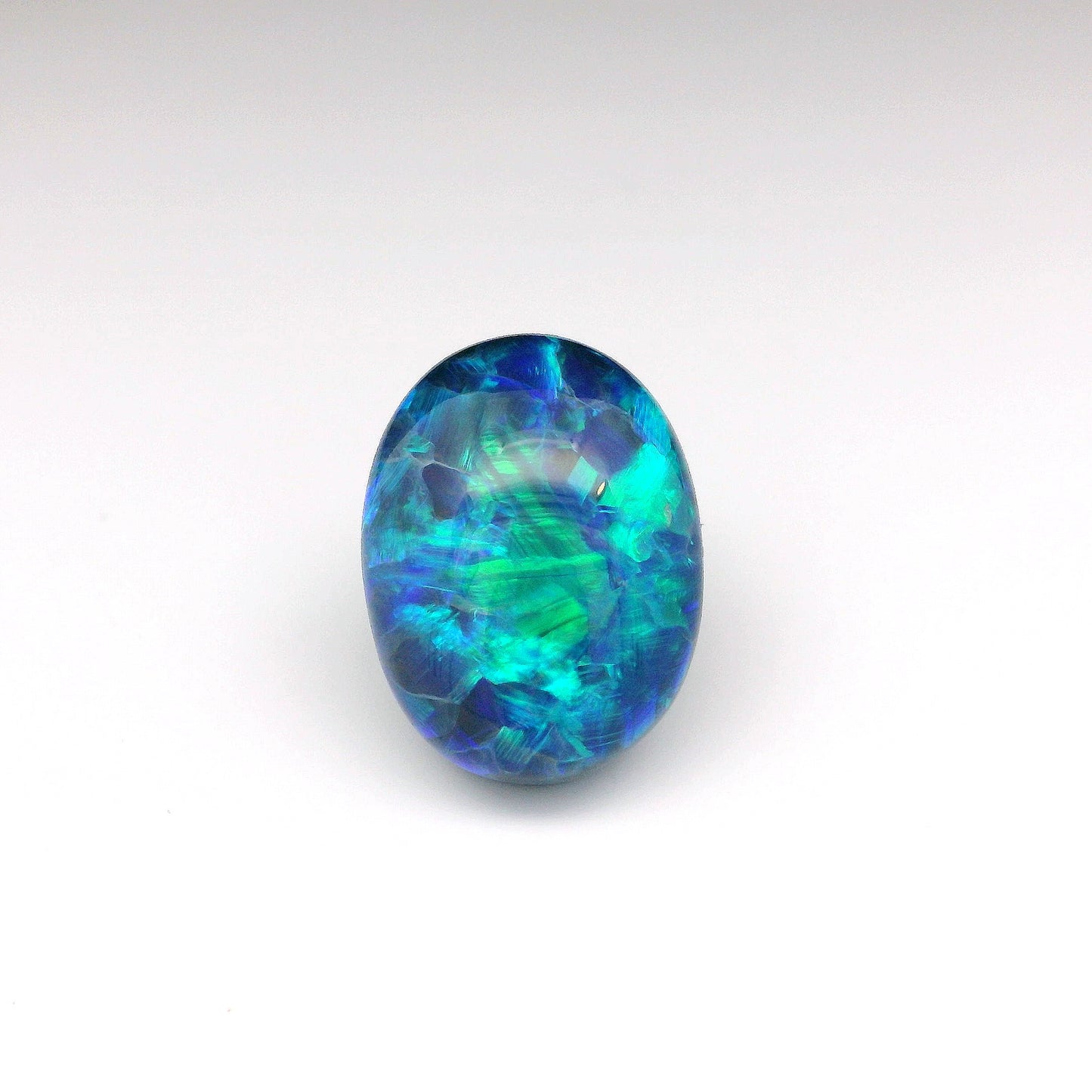 14.84ct Green, Blue Opal Gemstone