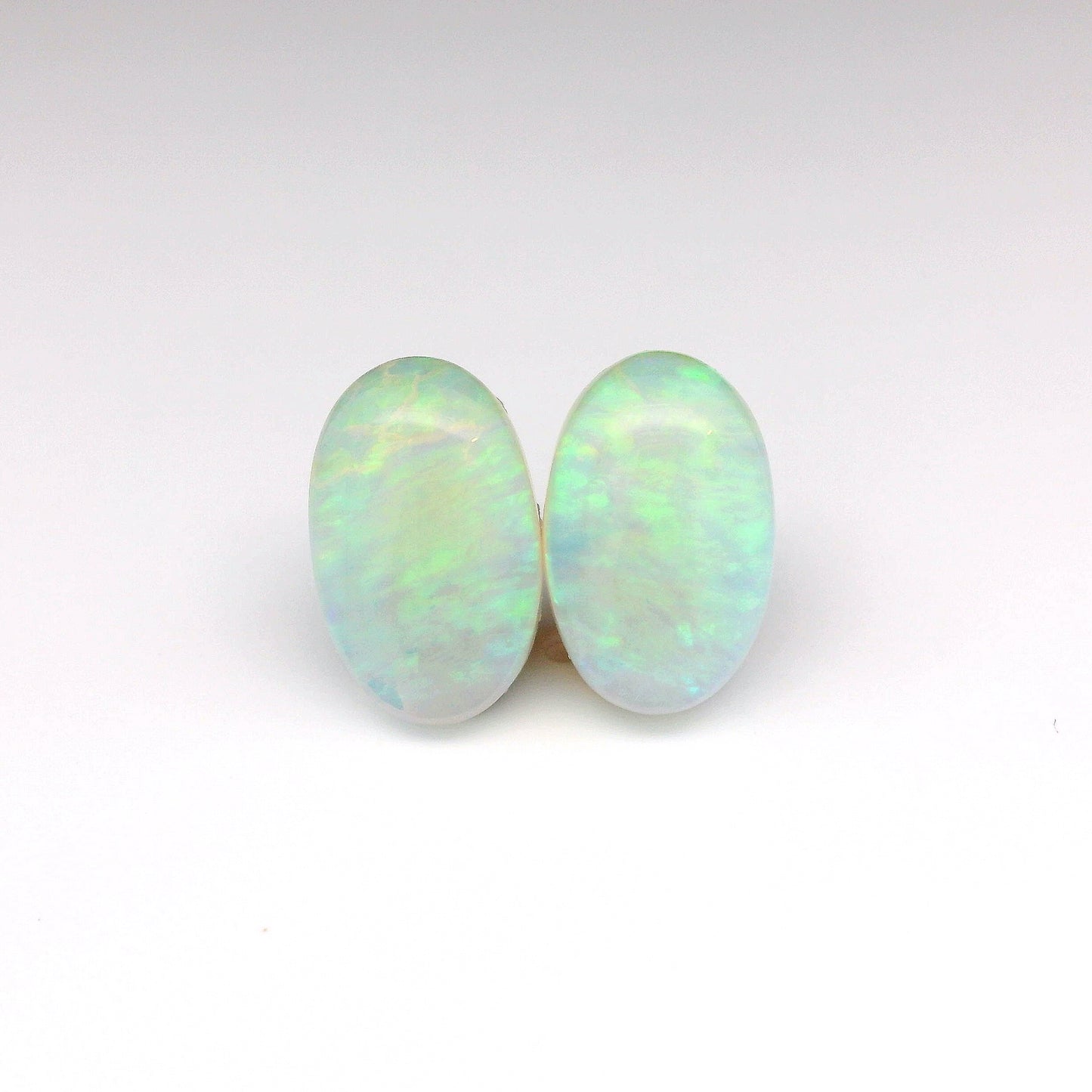 9.42ct Green Opal Gemstone Pair