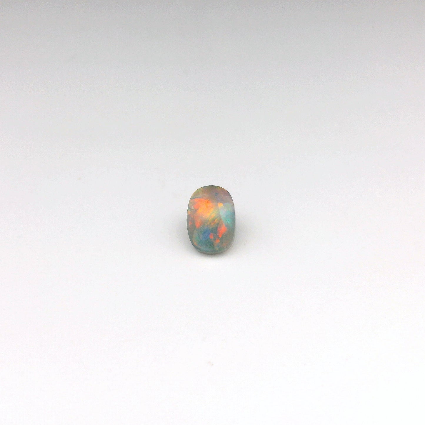0.70ct Red Multicolour Opal Gemstone
