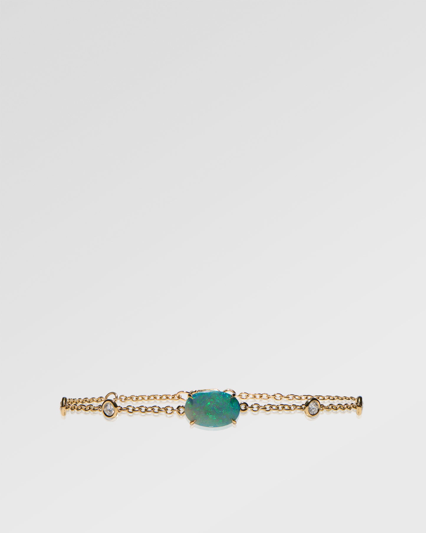 1.77ct Green Opal Bracelet