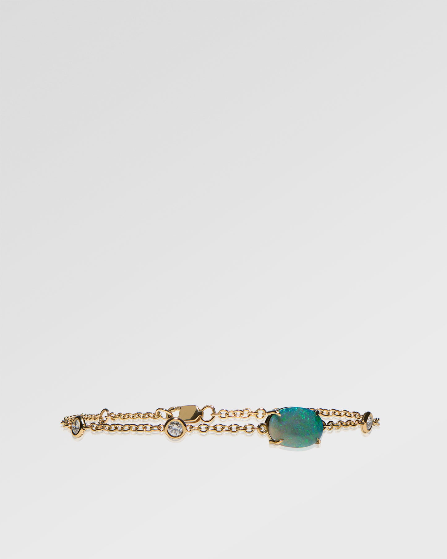 1.77ct Green Opal Bracelet