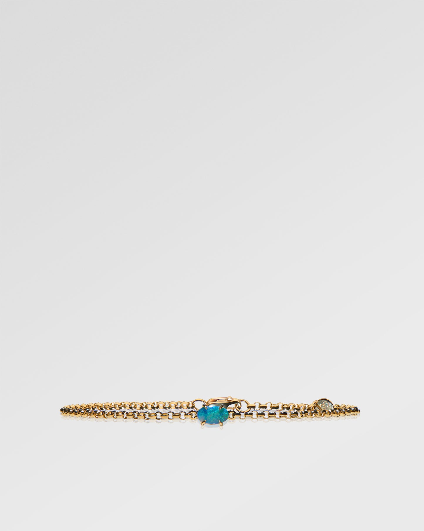 0.44ct Blue, Green Opal Bracelet