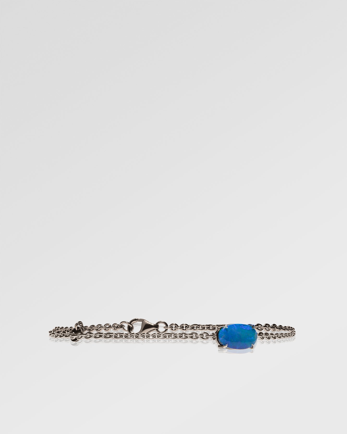 1.72ct Blue Opal Bracelet