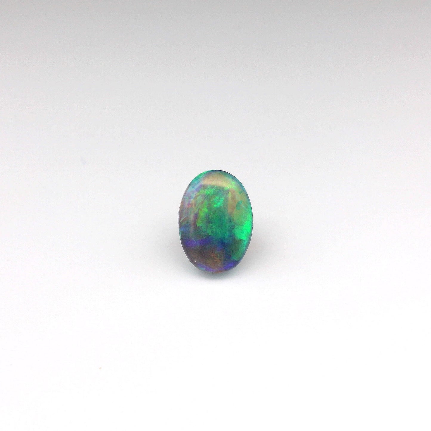 2.52ct Green, Blue Opal Ring