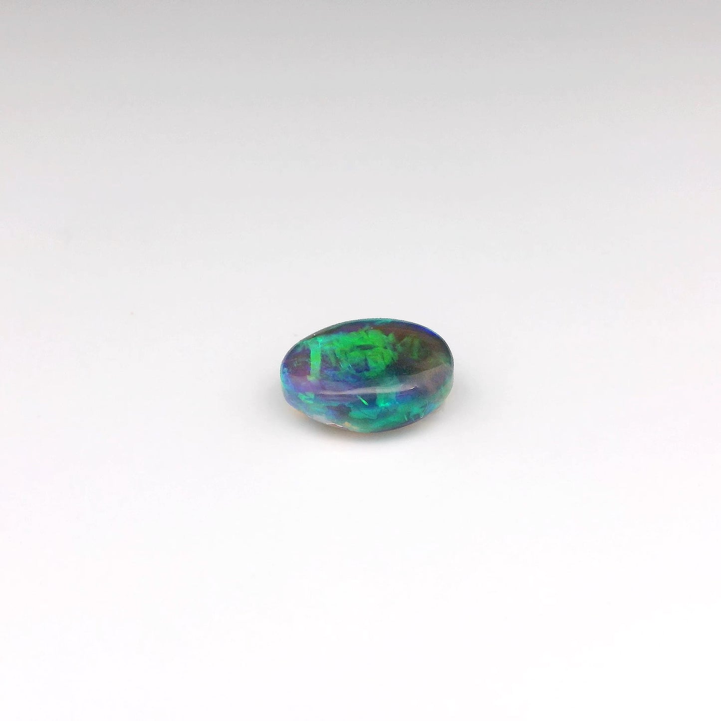 2.52ct Green, Blue Opal Ring