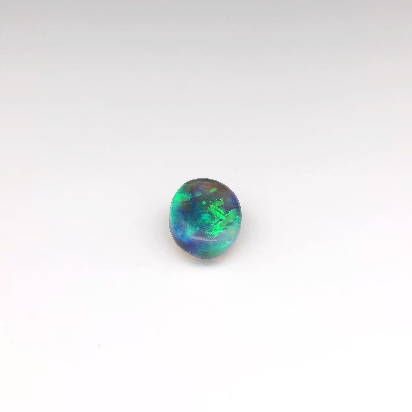 2.52ct Green, Blue Opal Ring