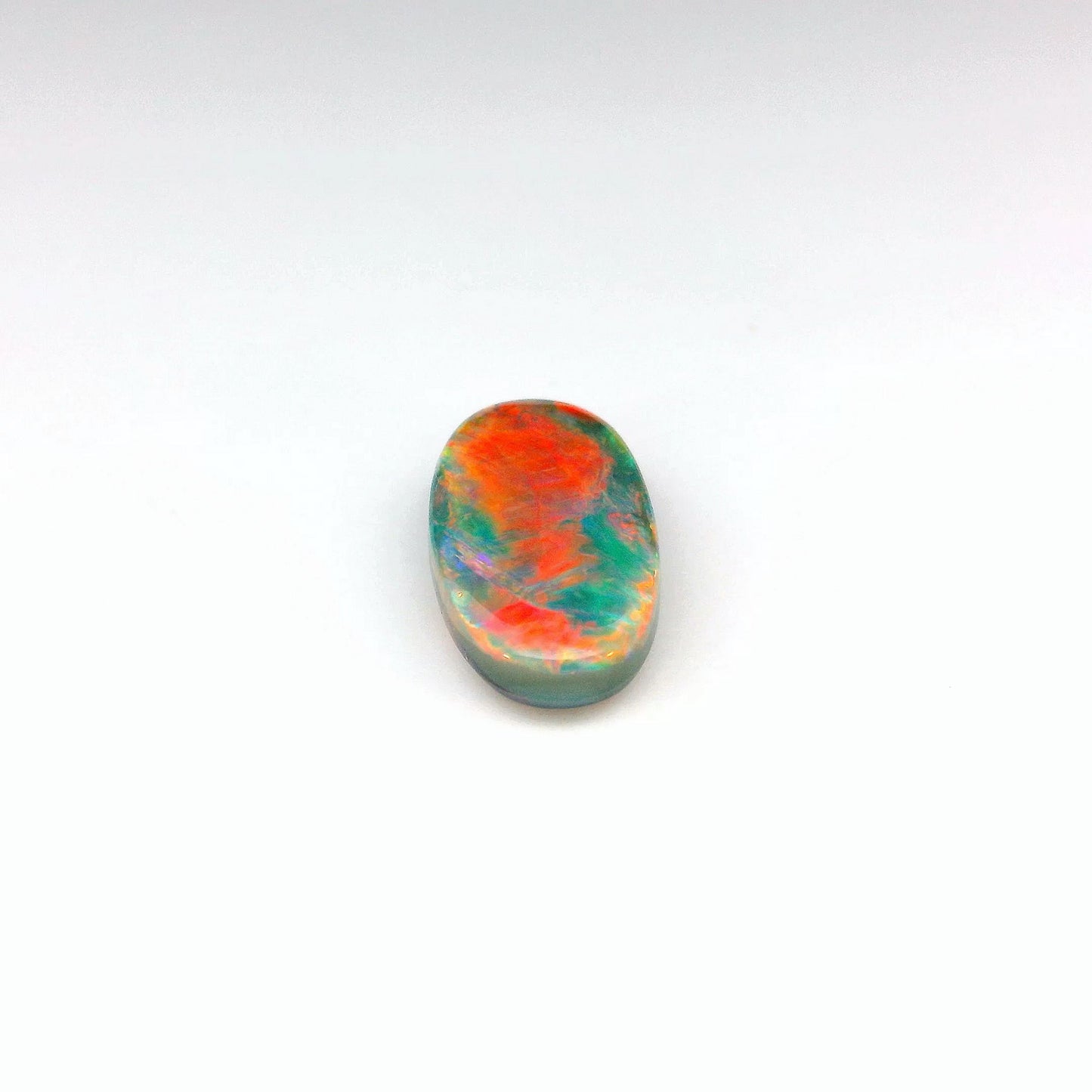 3.70ct Red Mutlicolour Opal Gemstone