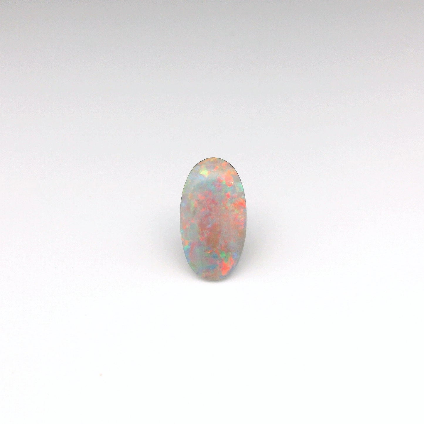 1.64ct Red Multicolour Opal Ring