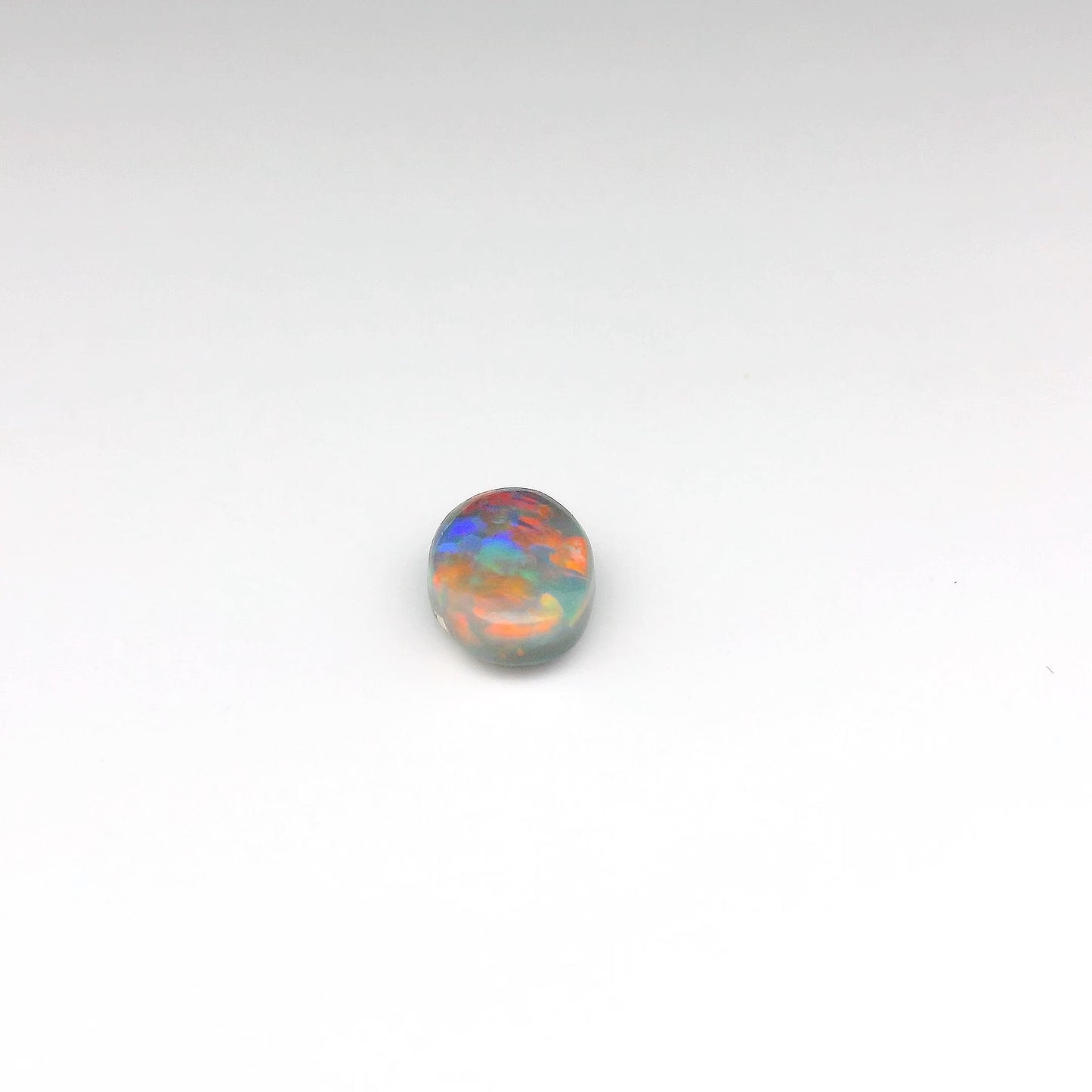 1.70ct Red-Multicolour Opal Necklace