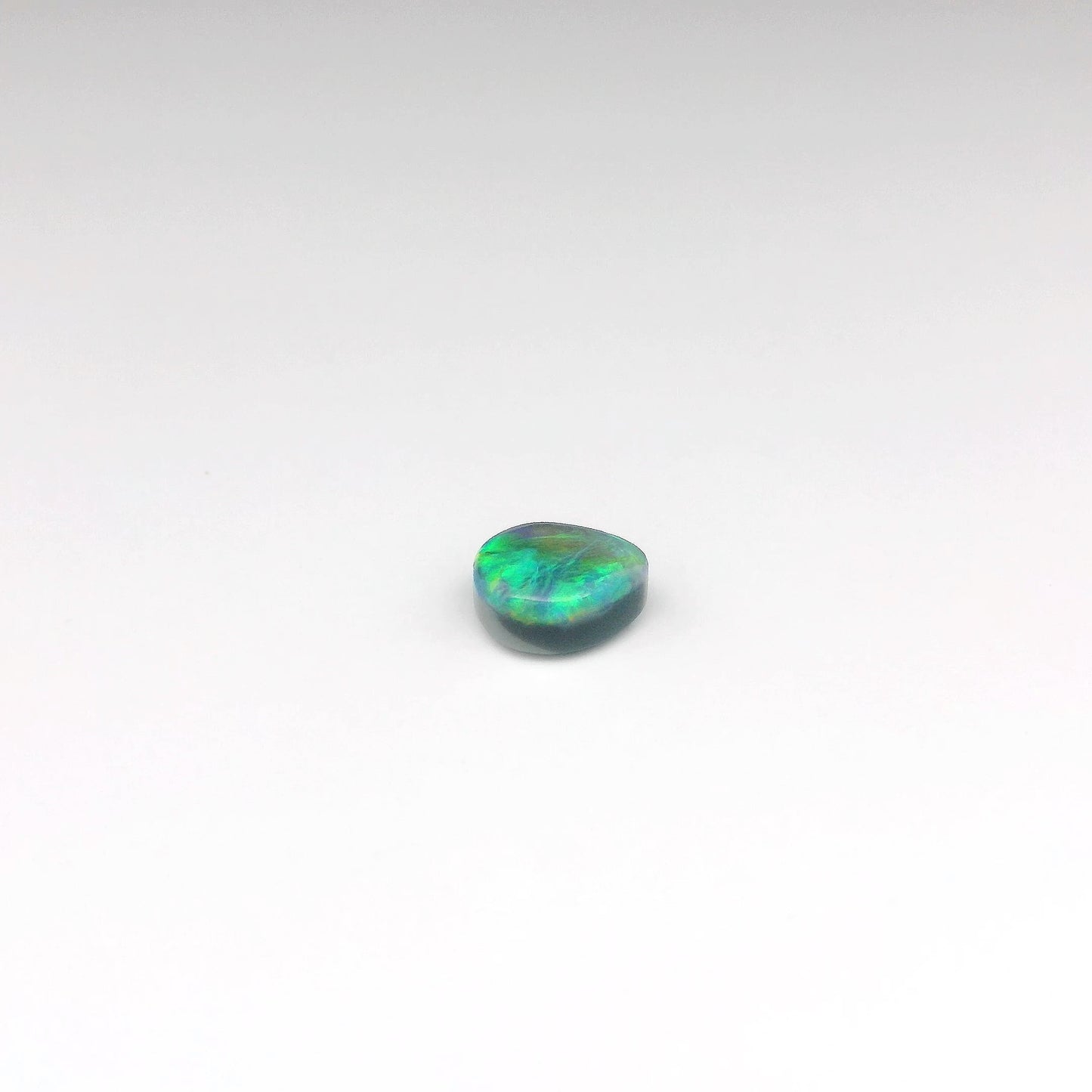 Bespoke 1.13ct Green, Blue Opal Ring