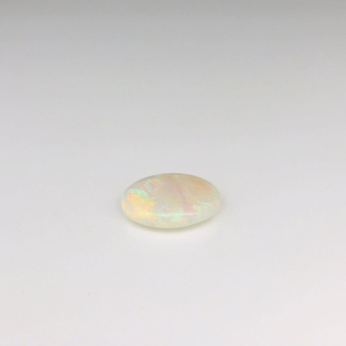 3.21ct Orange, Green Opal Ring