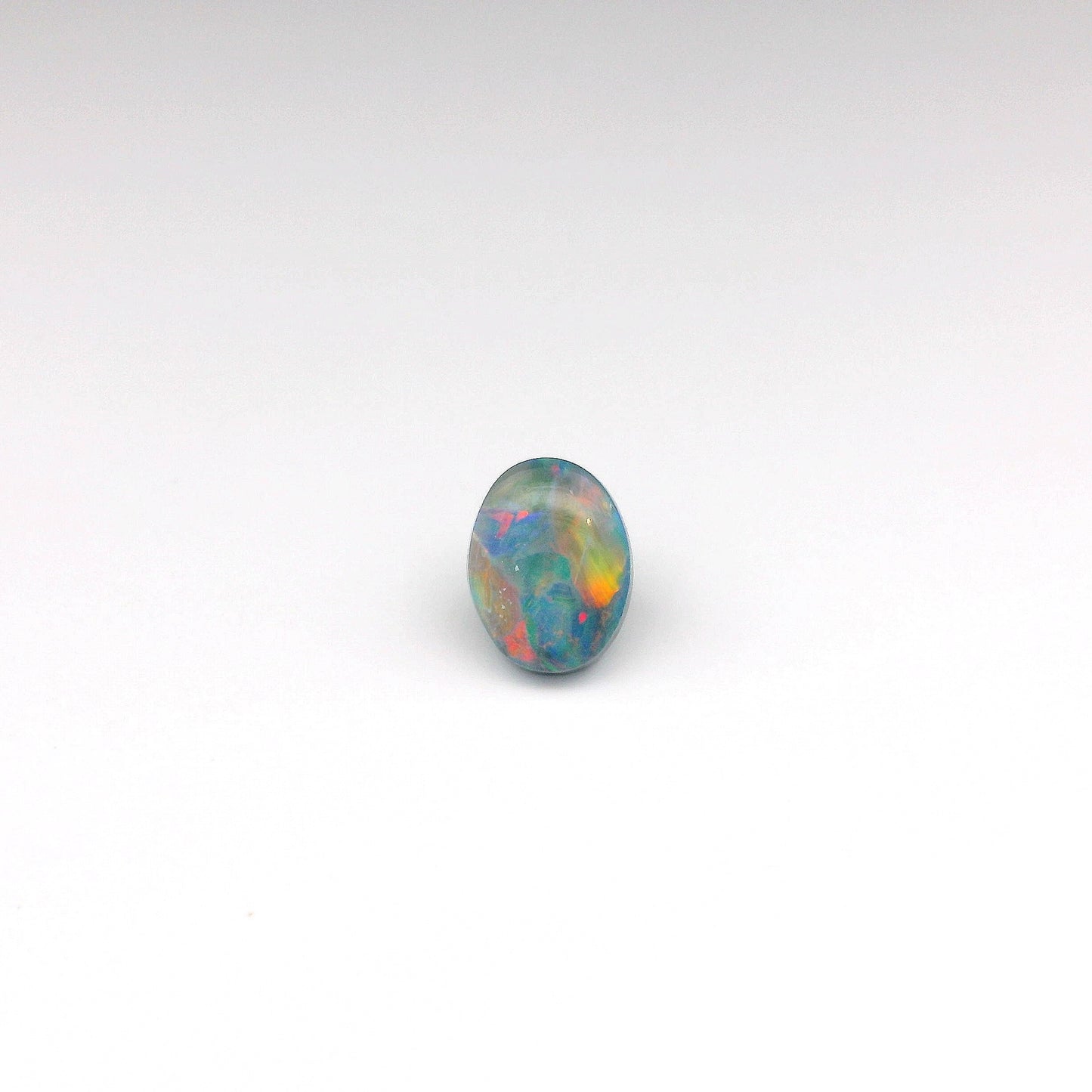 1.50ct Red-Multicolour Opal Gemstone