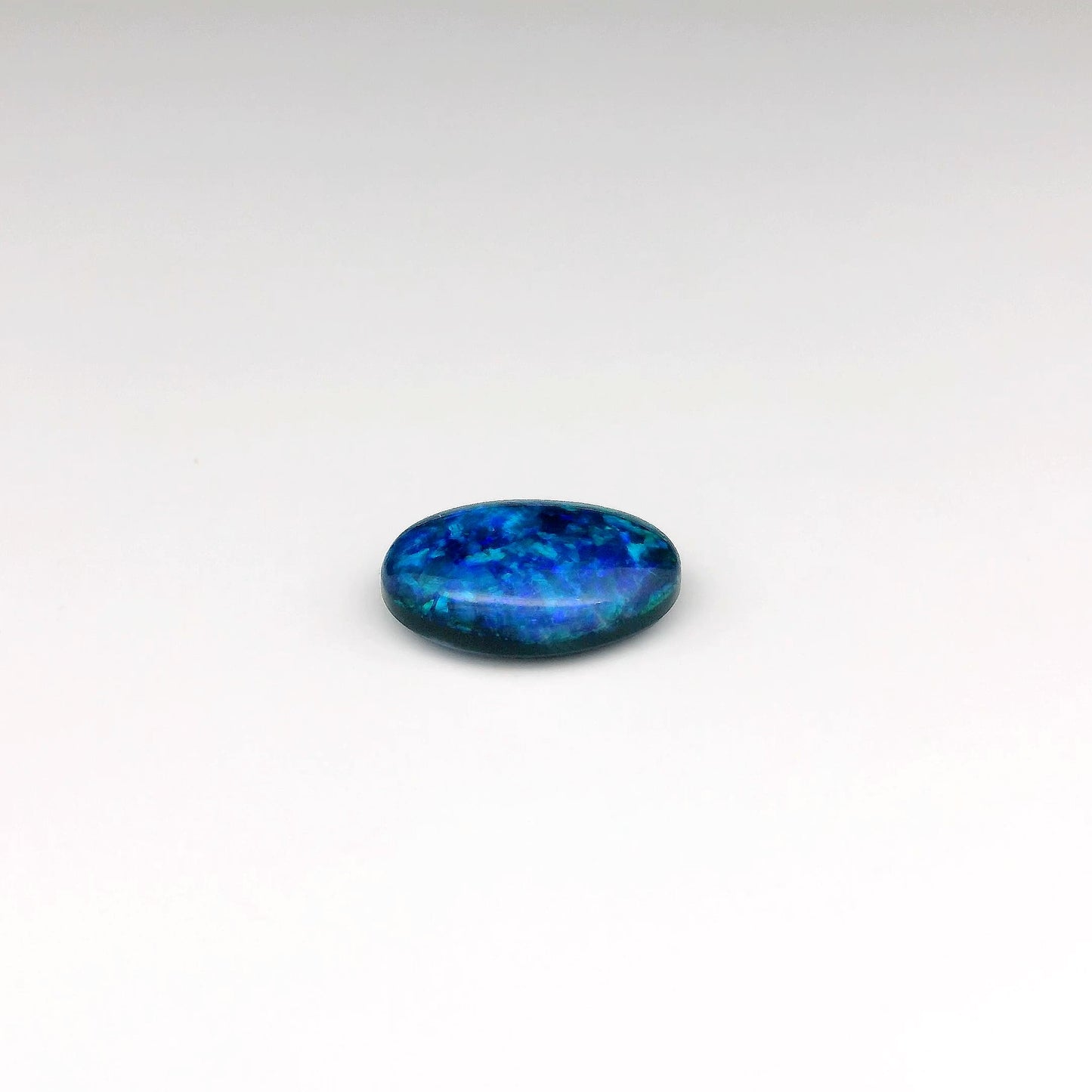 2.89ct Green, Blue Opal Ring