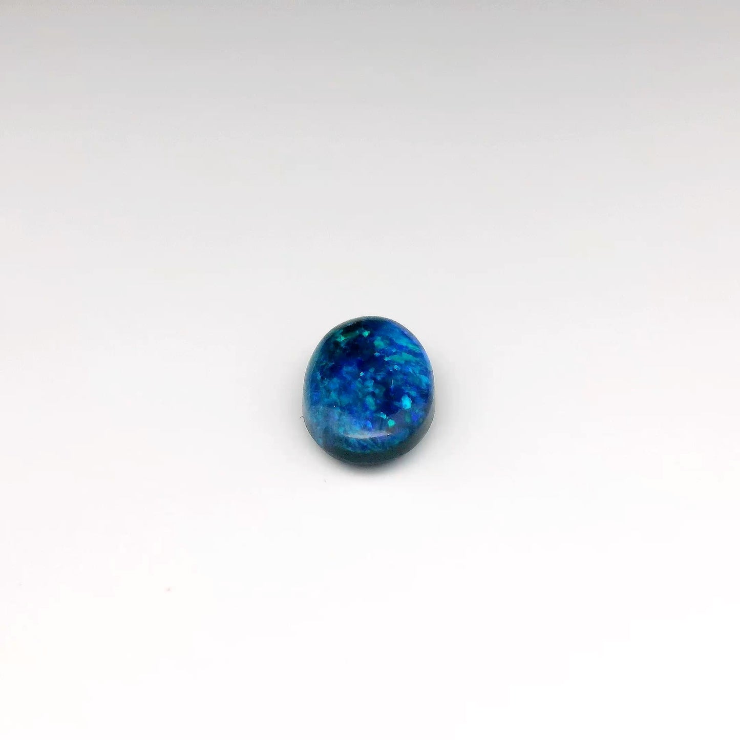 2.89ct Green, Blue Opal Ring